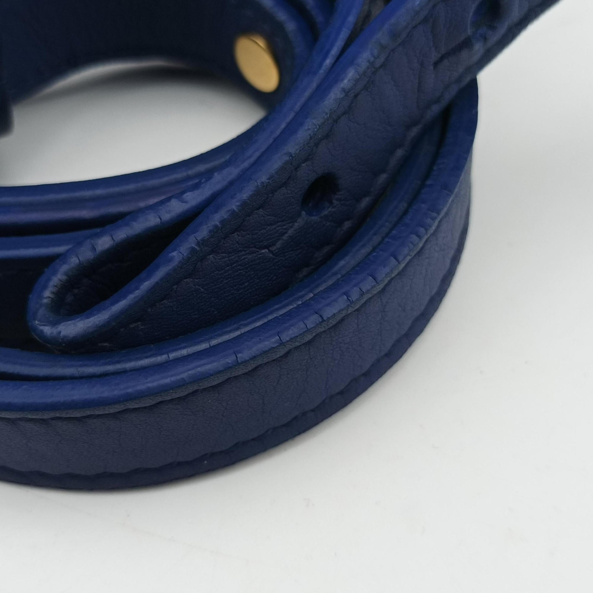 Y Ligne Petit Cabas Blue Leather 311210 311210.001998Yライン プチカバス ブルー レザー 311210 311210.001998