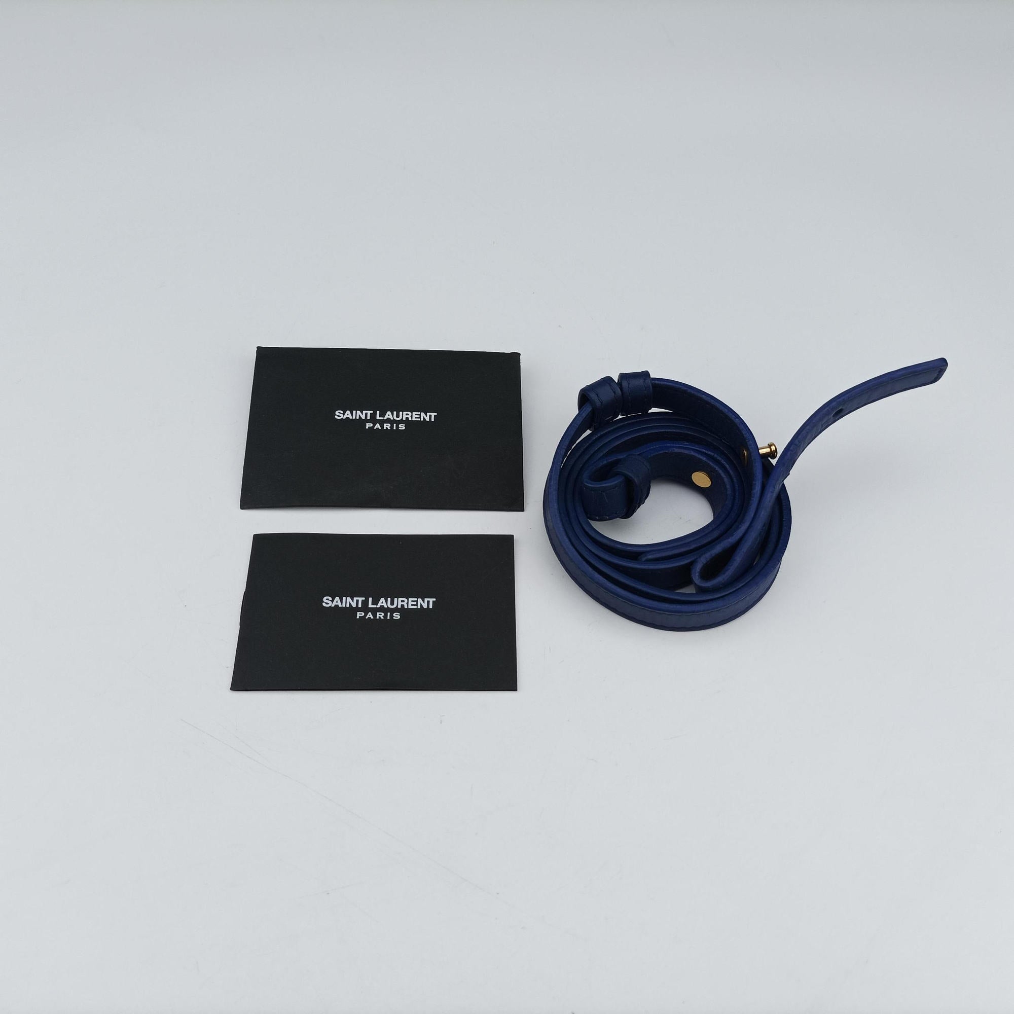 Y Ligne Petit Cabas Blue Leather 311210 311210.001998Yライン プチカバス ブルー レザー 311210 311210.001998