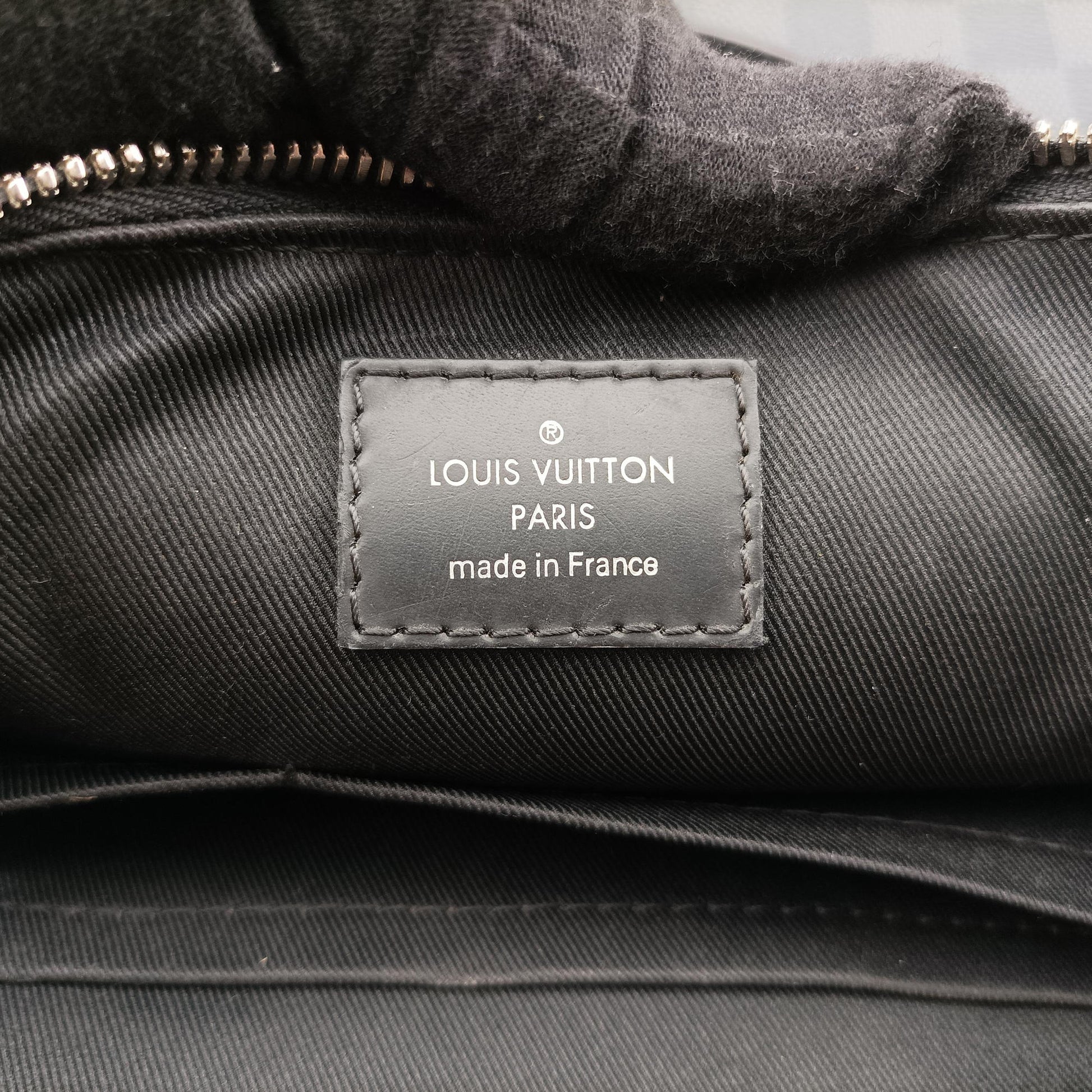 Porte-Documents Jour NM Noir Damier Graphite N48260 MB1156ポルトドキュマンジュール PDJ NM ノワール ダミエ グラフィット N48260 MB1156