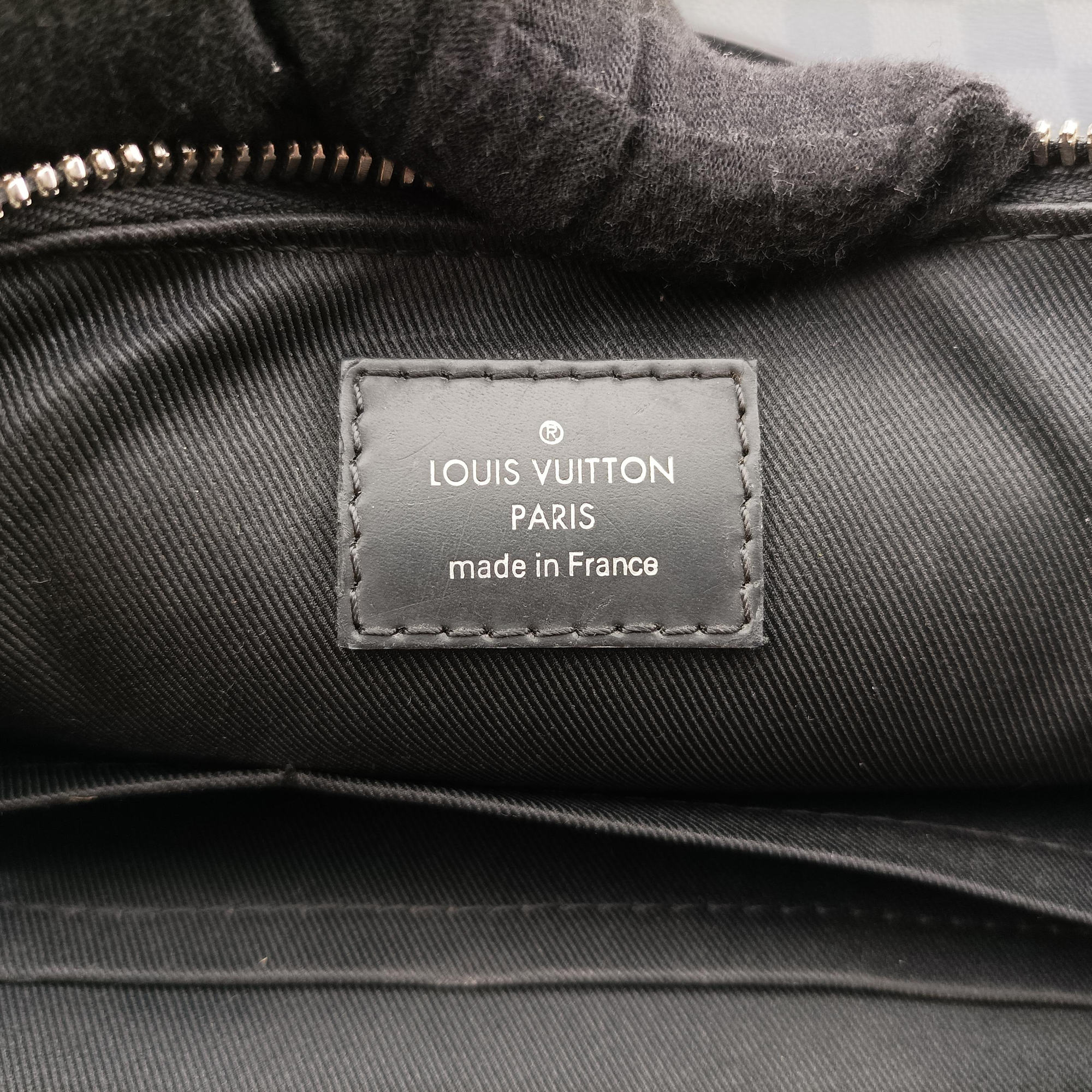 Porte-Documents Jour NM Noir Damier Graphite N48260 MB1156ポルトドキュマンジュール PDJ NM ノワール ダミエ グラフィット N48260 MB1156