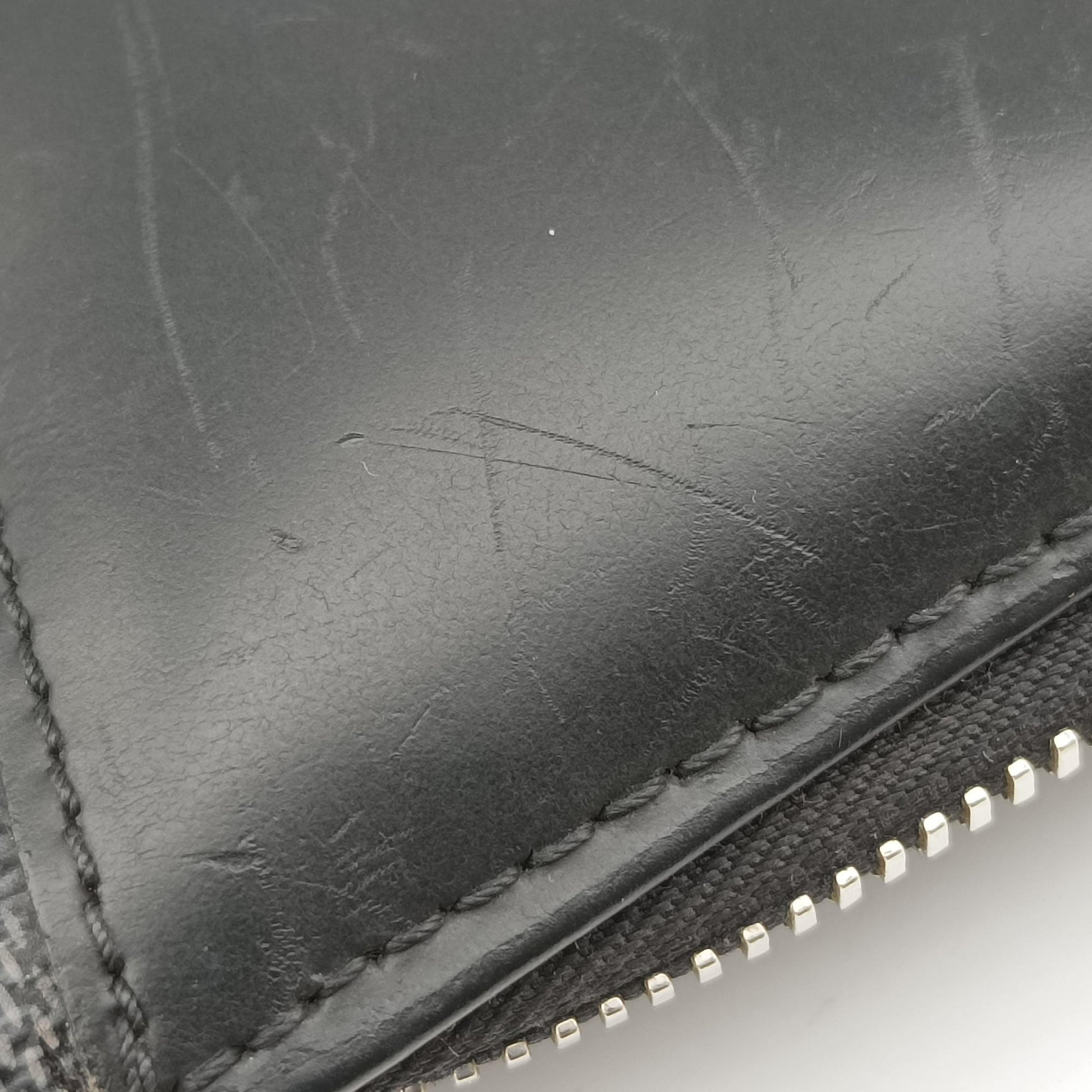 Porte-Documents Jour NM Noir Damier Graphite N48260 MB1156ポルトドキュマンジュール PDJ NM ノワール ダミエ グラフィット N48260 MB1156