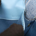 House Check Buckle Blue × Multicolor Canvas × Leather ROSCALB5SIBハウス チェック バックル ブルー × マルチカラー キャンバス × レザー ROSCALB5SIB