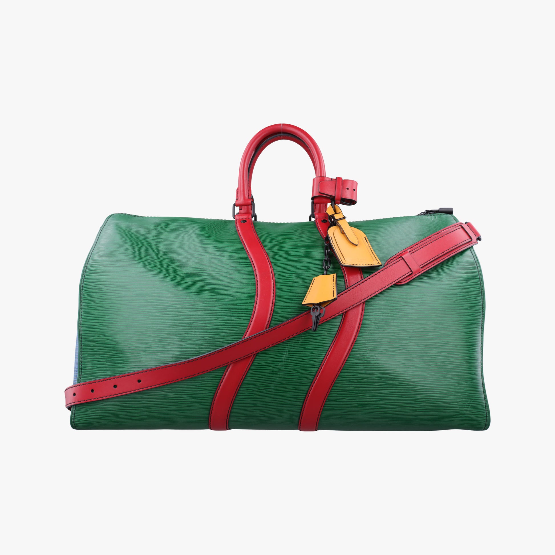 Keepall Bandouliere 50 Green × Red epi M55571 FO4139キーポル バンドリエール 50 グリーン × レッド エピ M55571 FO4139