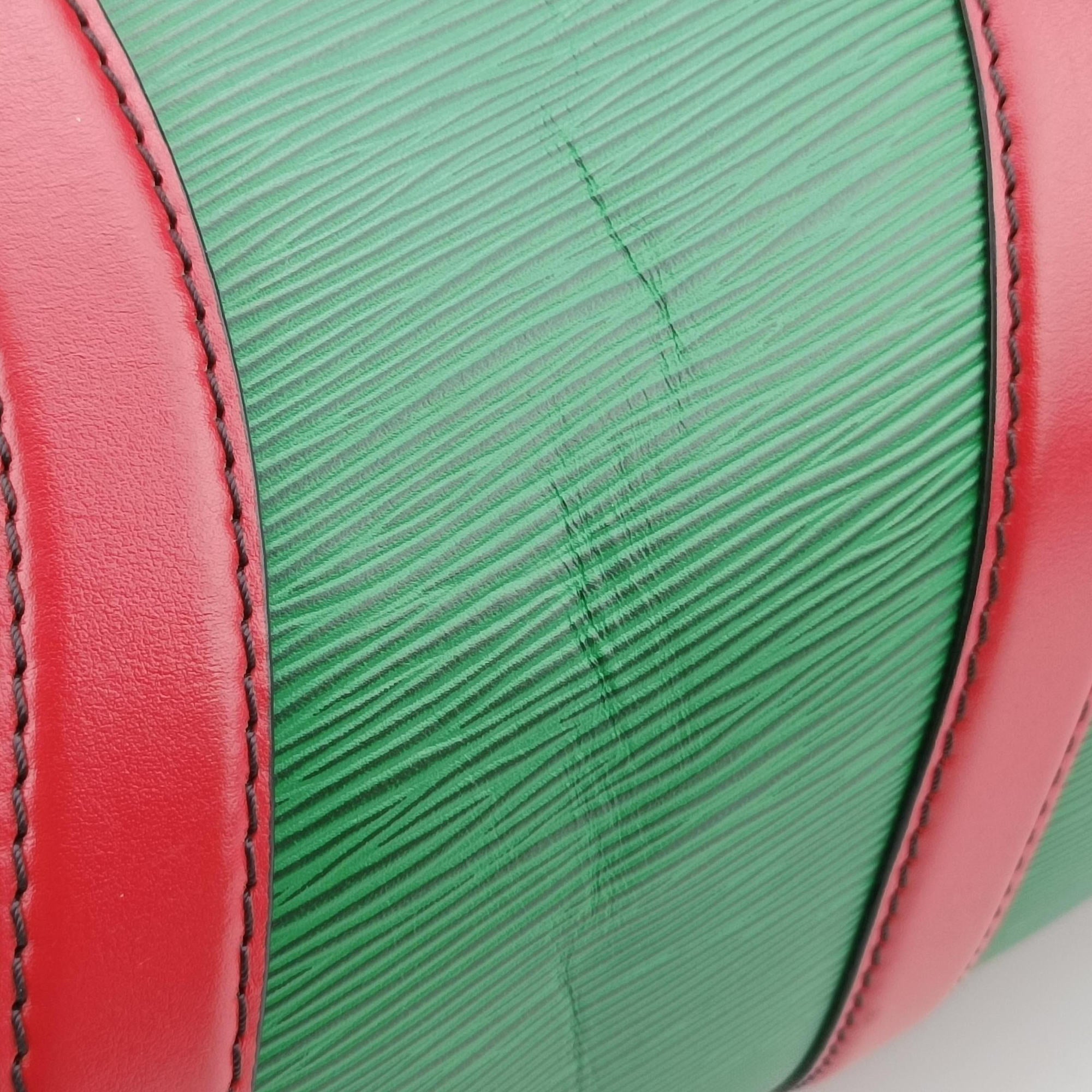 Keepall Bandouliere 50 Green × Red epi M55571 FO4139キーポル バンドリエール 50 グリーン × レッド エピ M55571 FO4139