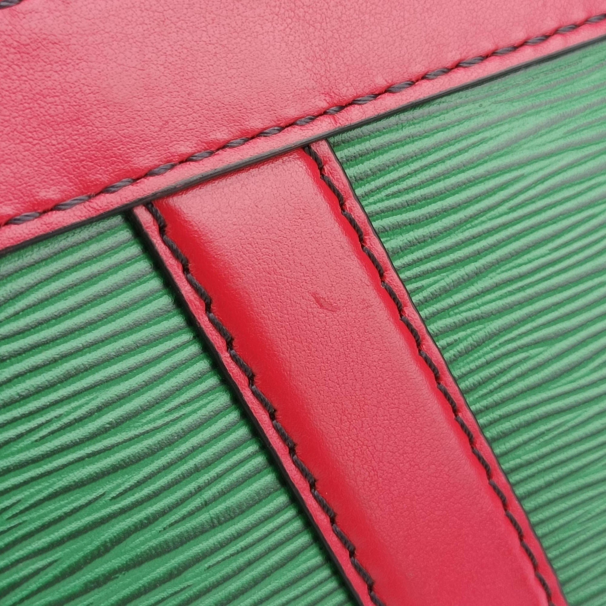 Keepall Bandouliere 50 Green × Red epi M55571 FO4139キーポル バンドリエール 50 グリーン × レッド エピ M55571 FO4139