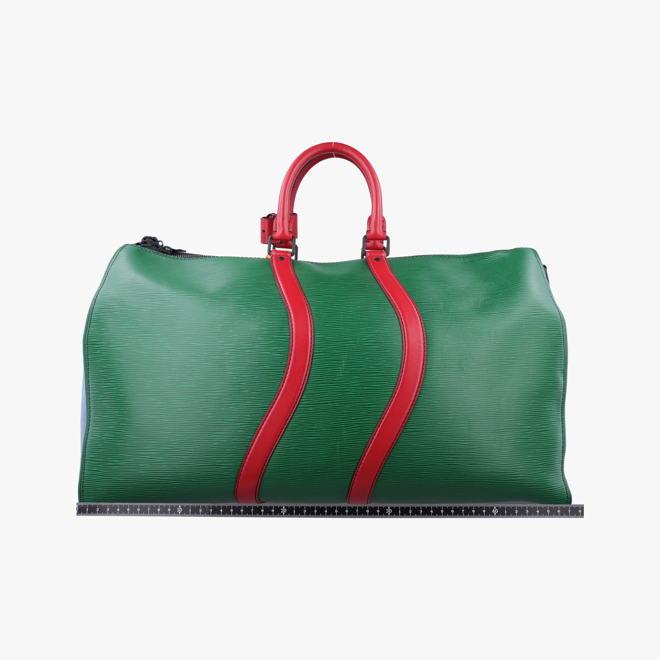 Keepall Bandouliere 50 Green × Red epi M55571 FO4139キーポル バンドリエール 50 グリーン × レッド エピ M55571 FO4139