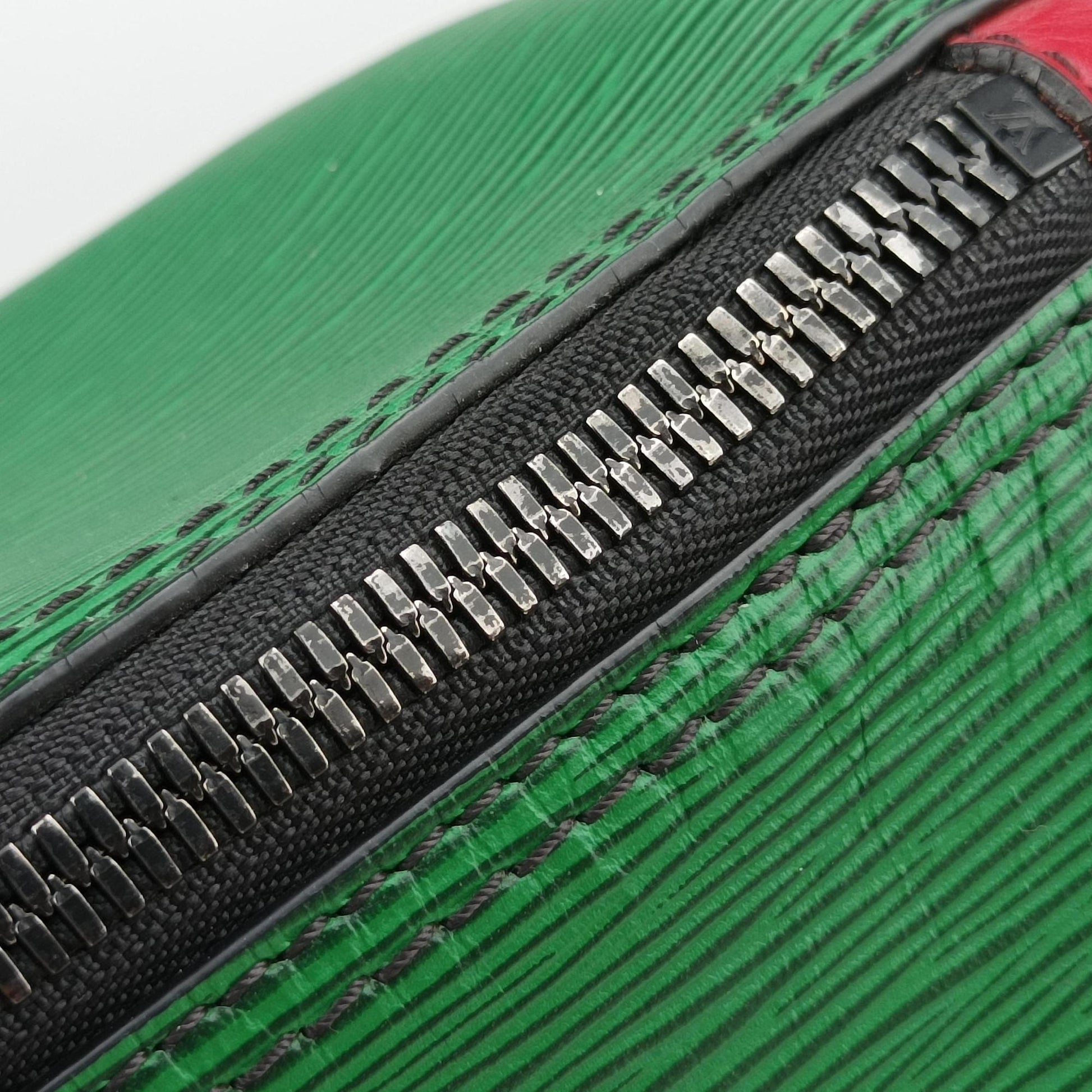 Keepall Bandouliere 50 Green × Red epi M55571 FO4139キーポル バンドリエール 50 グリーン × レッド エピ M55571 FO4139