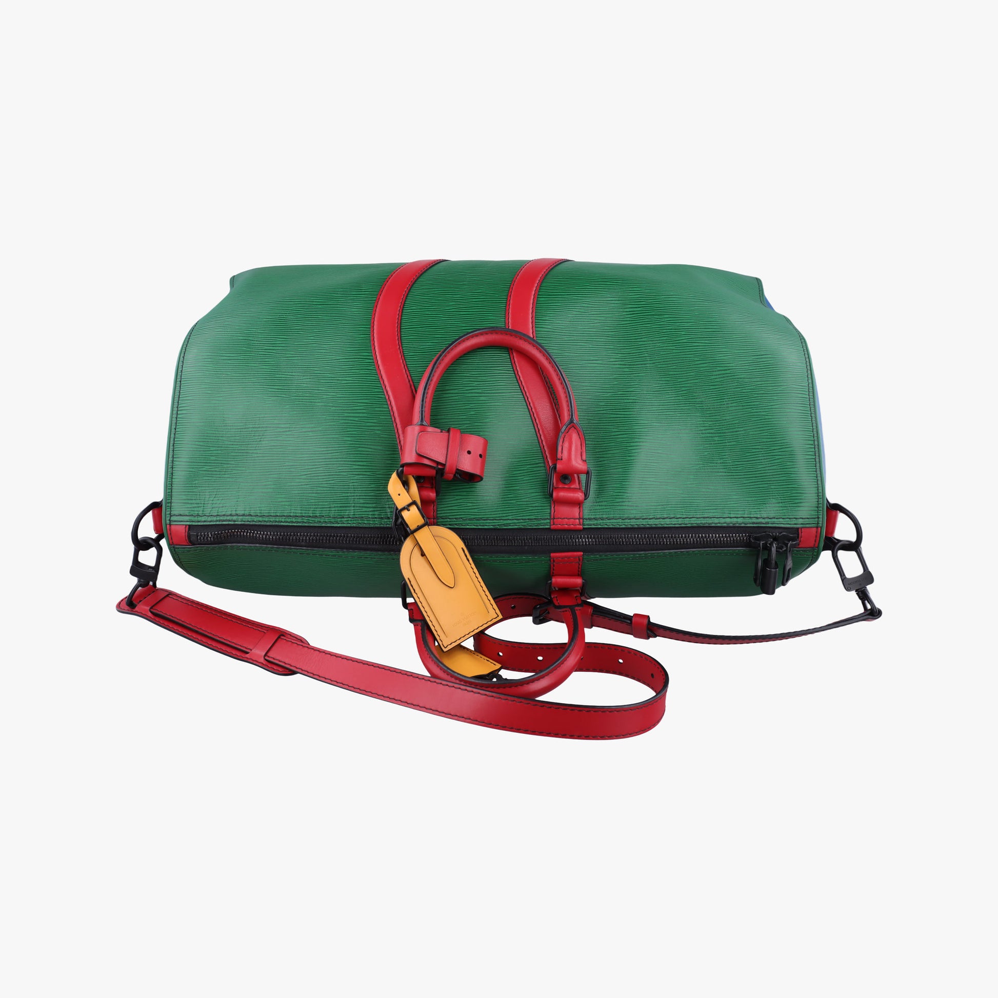 Keepall Bandouliere 50 Green × Red epi M55571 FO4139キーポル バンドリエール 50 グリーン × レッド エピ M55571 FO4139