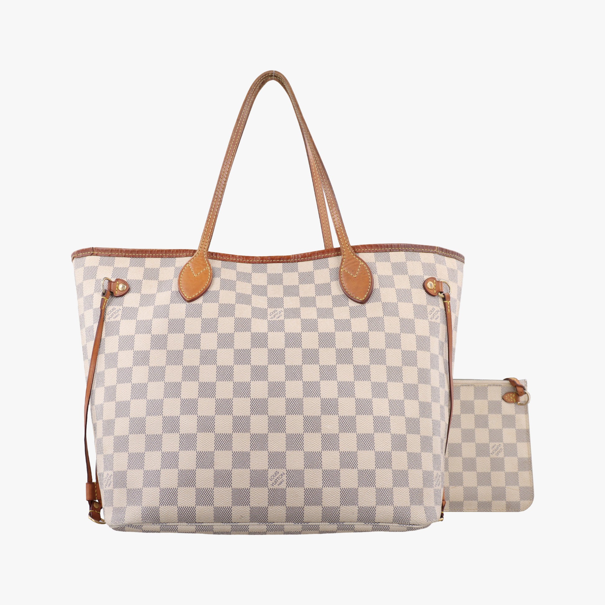 Neverfull MM Azur Damier Canvas N51107 AR2125ネヴァーフルMM アズール ダミエキャンバス N51107 AR2125