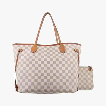 Neverfull MM Azur Damier Canvas N51107 AR2125ネヴァーフルMM アズール ダミエキャンバス N51107 AR2125