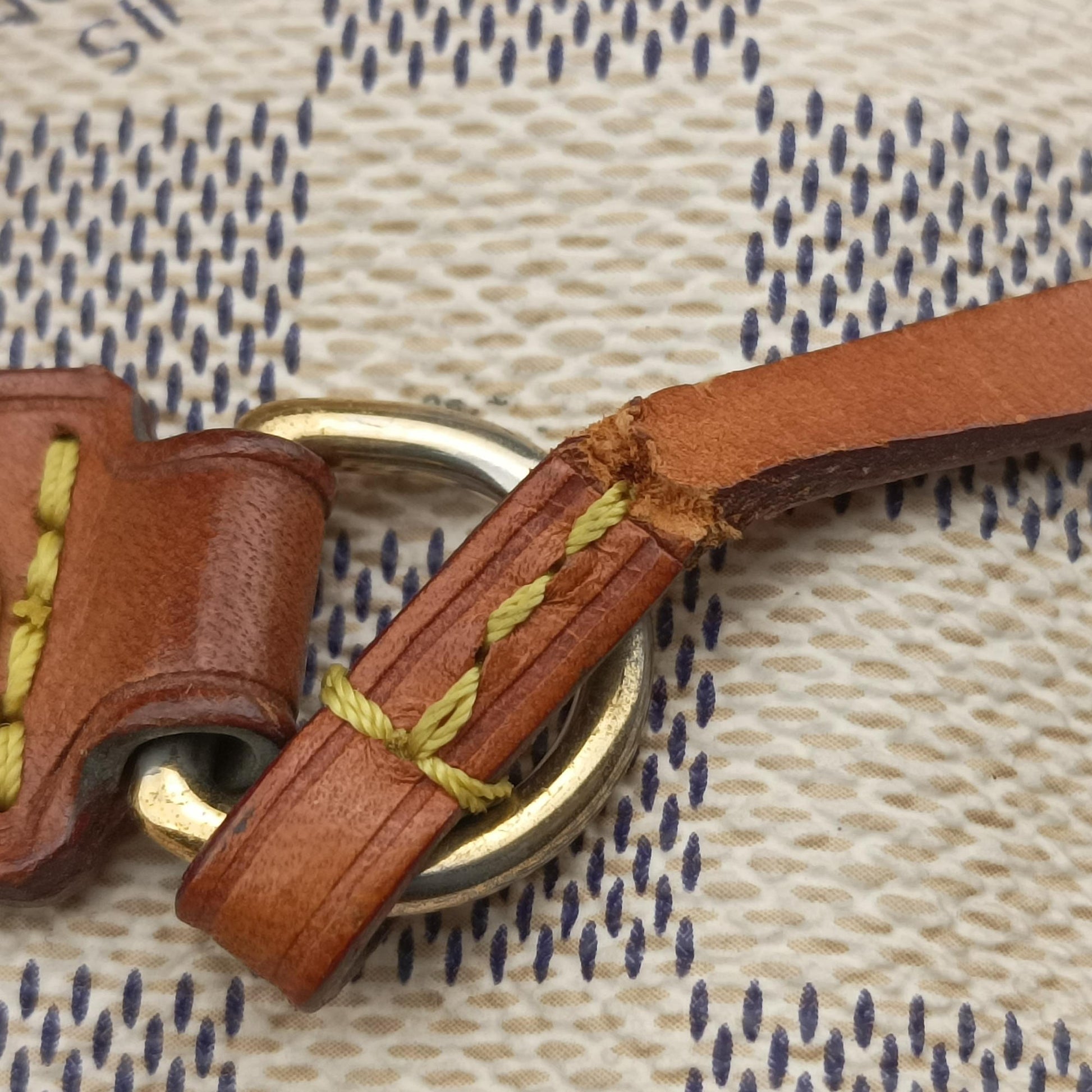 Neverfull MM Azur Damier Canvas N51107 AR2125ネヴァーフルMM アズール ダミエキャンバス N51107 AR2125