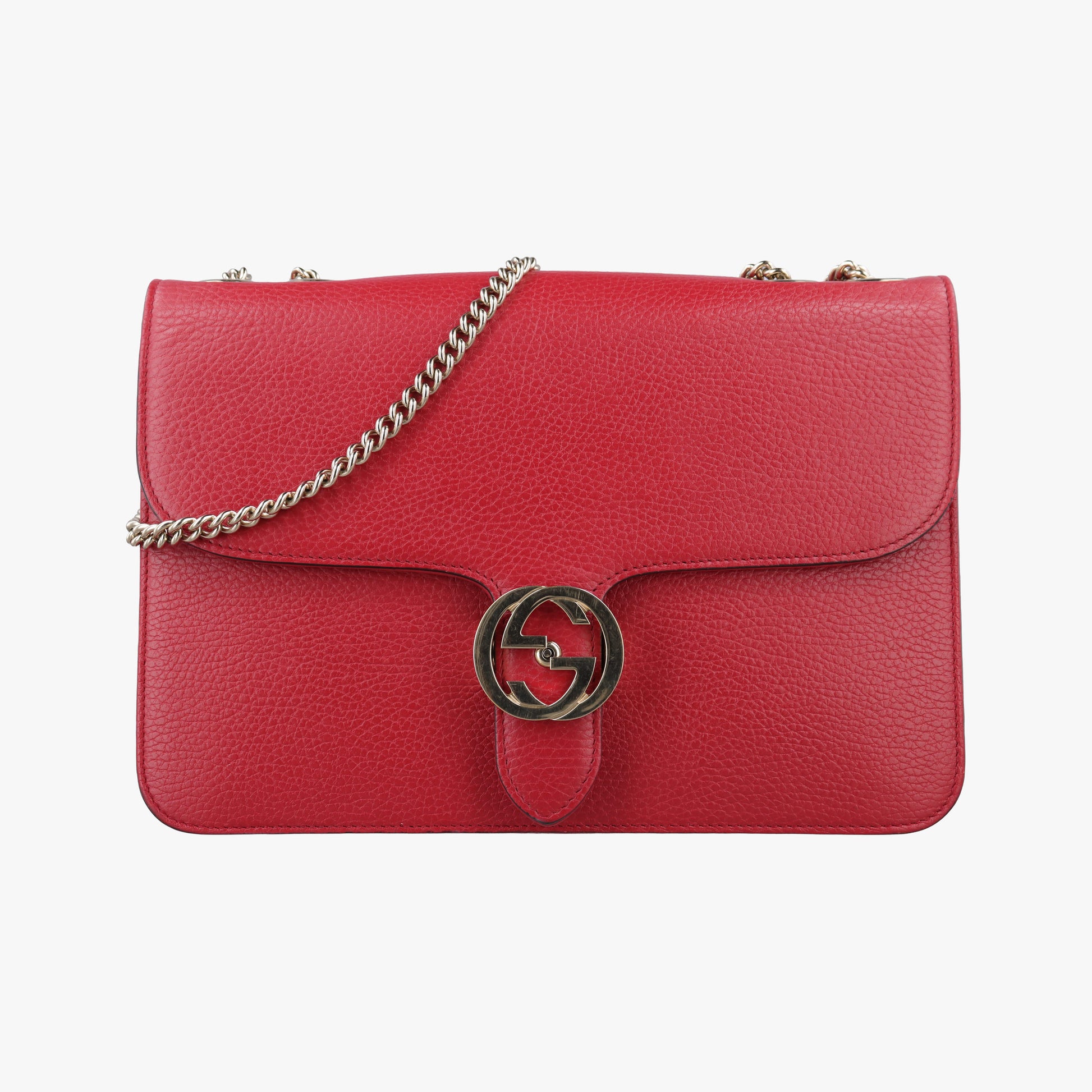 Interlocking G Red Leather 510303 A027362299インターロッキングG レッド レザー 510303 A027362299