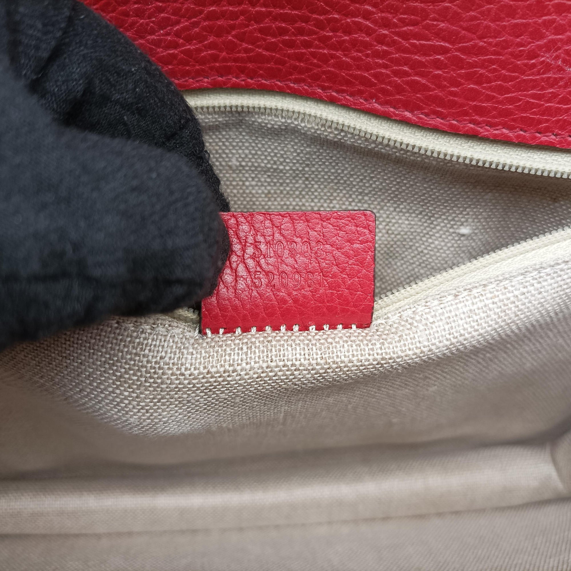 Interlocking G Red Leather 510303 A027362299インターロッキングG レッド レザー 510303 A027362299