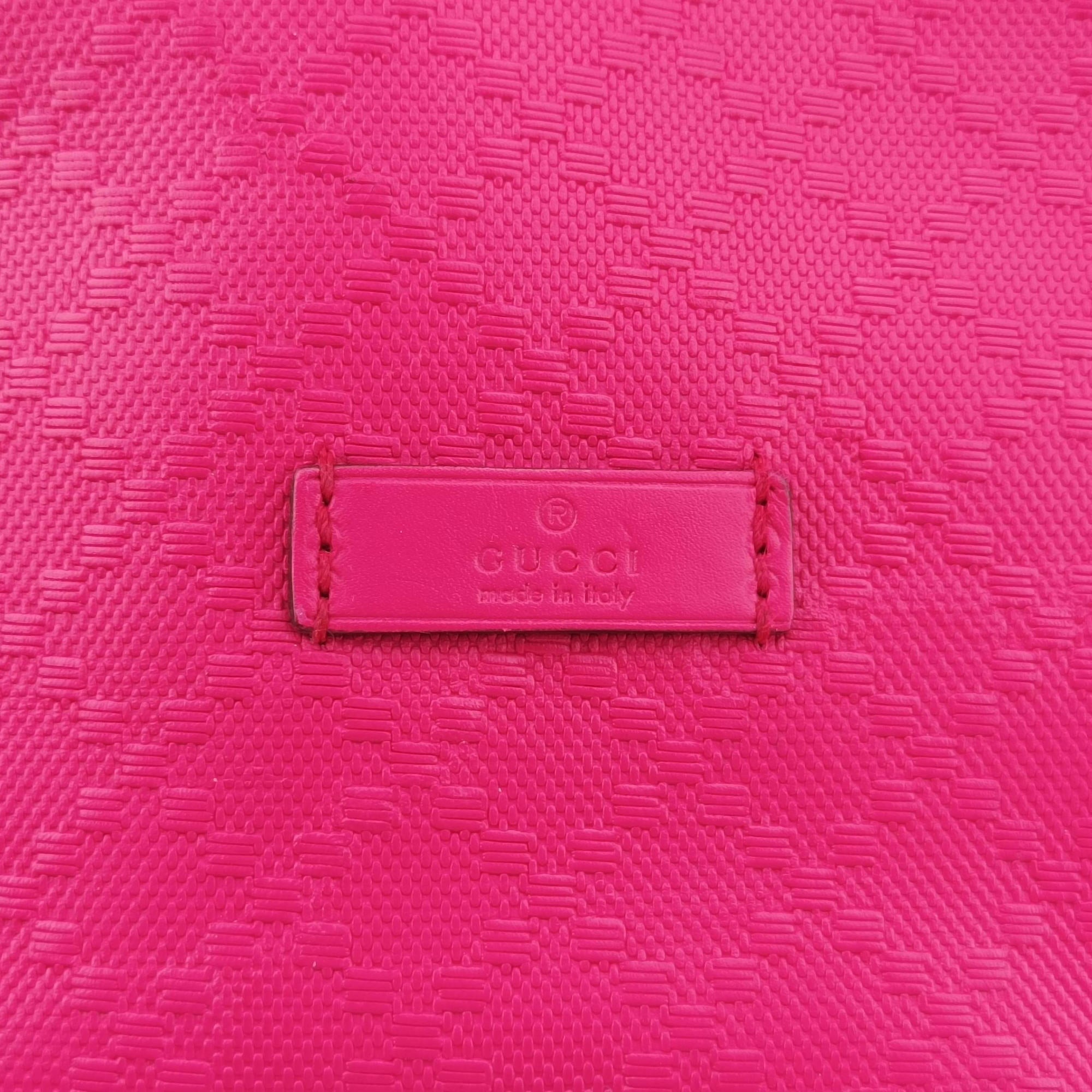 Bright Diamante Bucket Rose Leather 354229 I016087504ブライトディアマンテ バケット ローズ レッド レザー 354229 I016087504