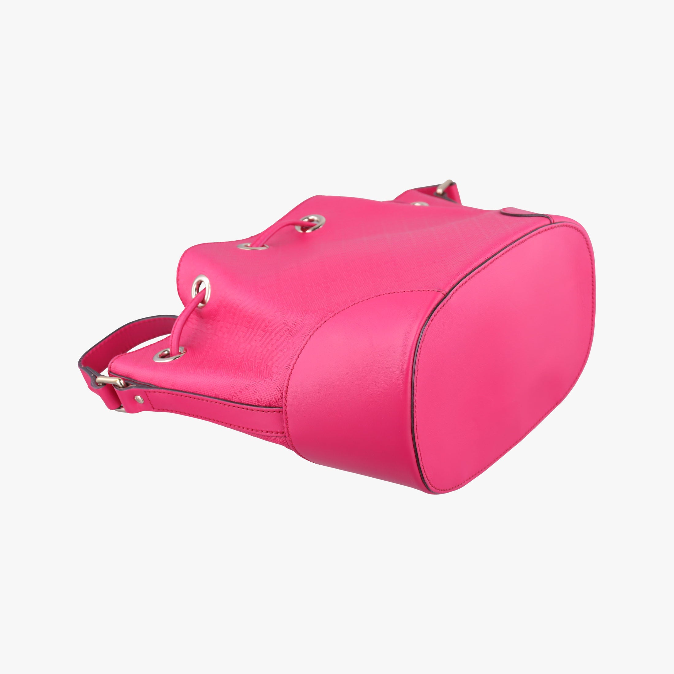 Bright Diamante Bucket Rose Leather 354229 I016087504ブライトディアマンテ バケット ローズ レッド レザー 354229 I016087504
