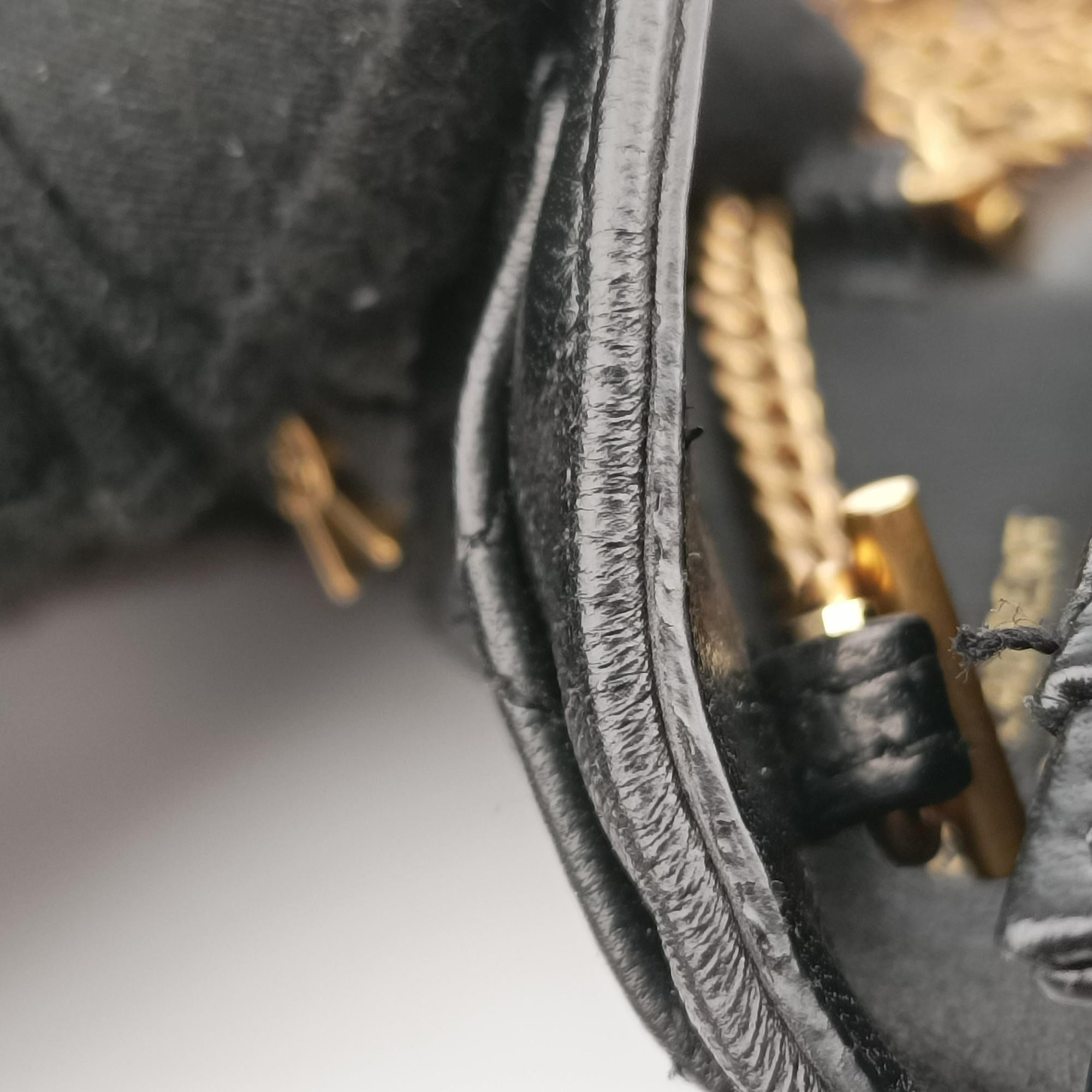 Gabby Micro Black Leather 685612 8ND685612.1221ゲイビー マイクロ ブラック レザー 685612 8ND685612.1221