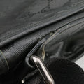 GG Imprime Messenger Black PVC coated canvas 201725 A8533965GGインプリメ メッセンジャー ブラック PVCコーティングキャンバス 201725 A8533965