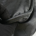 GG Imprime Messenger Black PVC coated canvas 201725 A8533965GGインプリメ メッセンジャー ブラック PVCコーティングキャンバス 201725 A8533965
