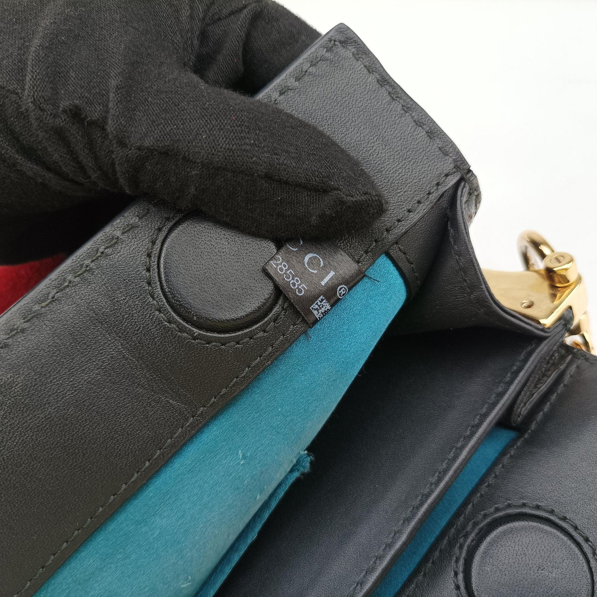 Ophidia Red×Black Suede×leather 503877 F024128585オフィディア レッド×ブラック スエード×レザー 503877 F024128585