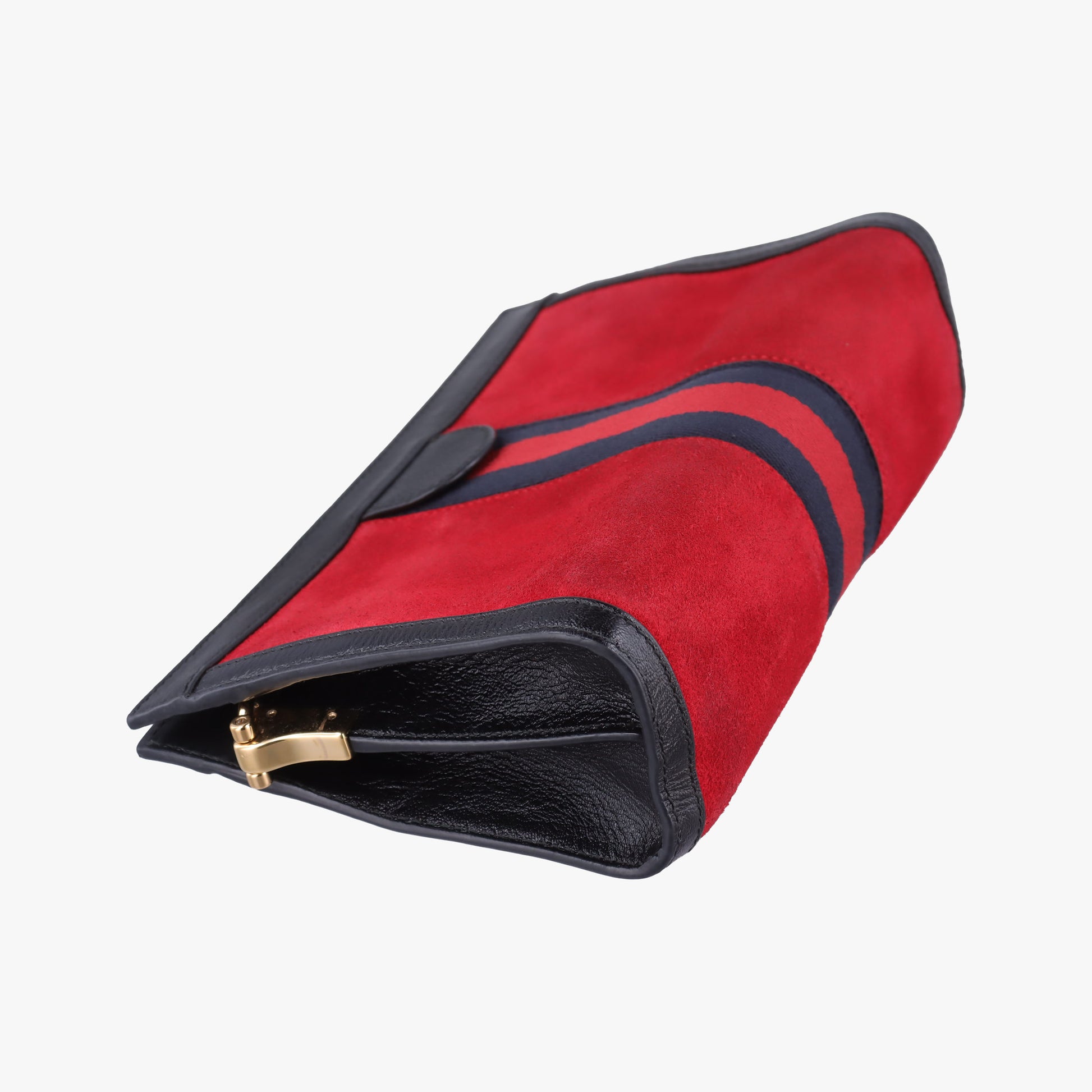 Ophidia Red×Black Suede×leather 503877 F024128585オフィディア レッド×ブラック スエード×レザー 503877 F024128585