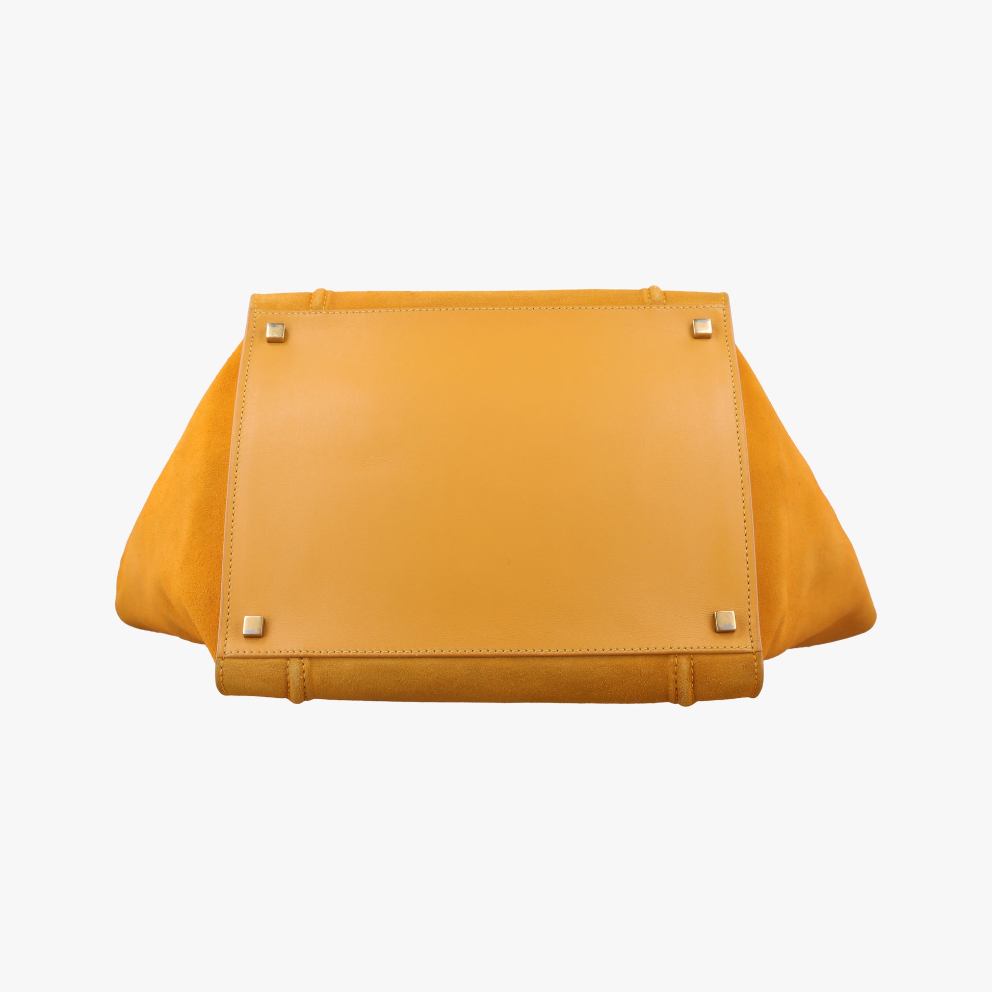 Luggage Small Square Phantom Yellow suede F-CU-0133ラゲージスモールスクエアファントム イエロー スエード F-CU-0133