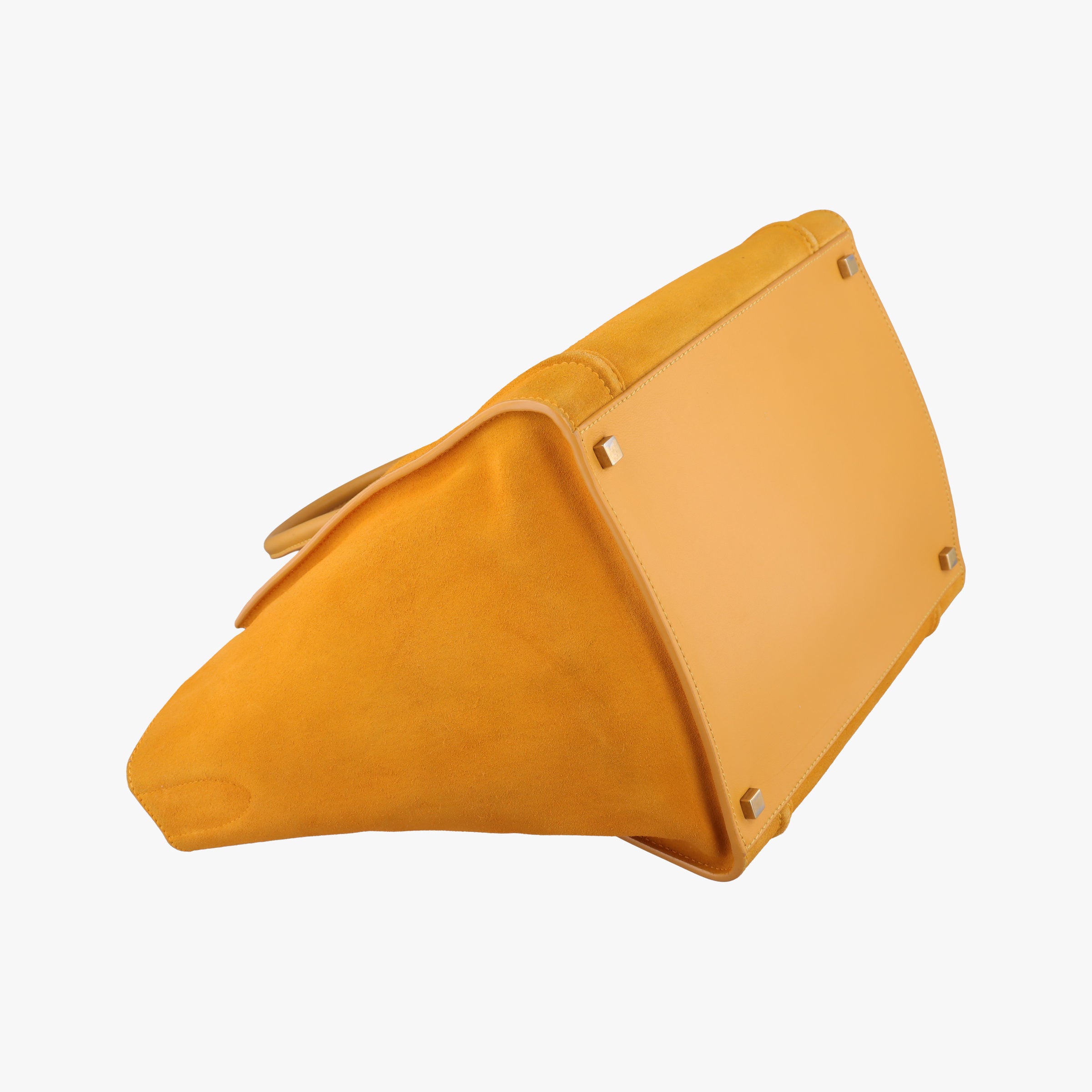 Luggage Small Square Phantom Yellow suede F-CU-0133ラゲージスモールスクエアファントム イエロー スエード F-CU-0133