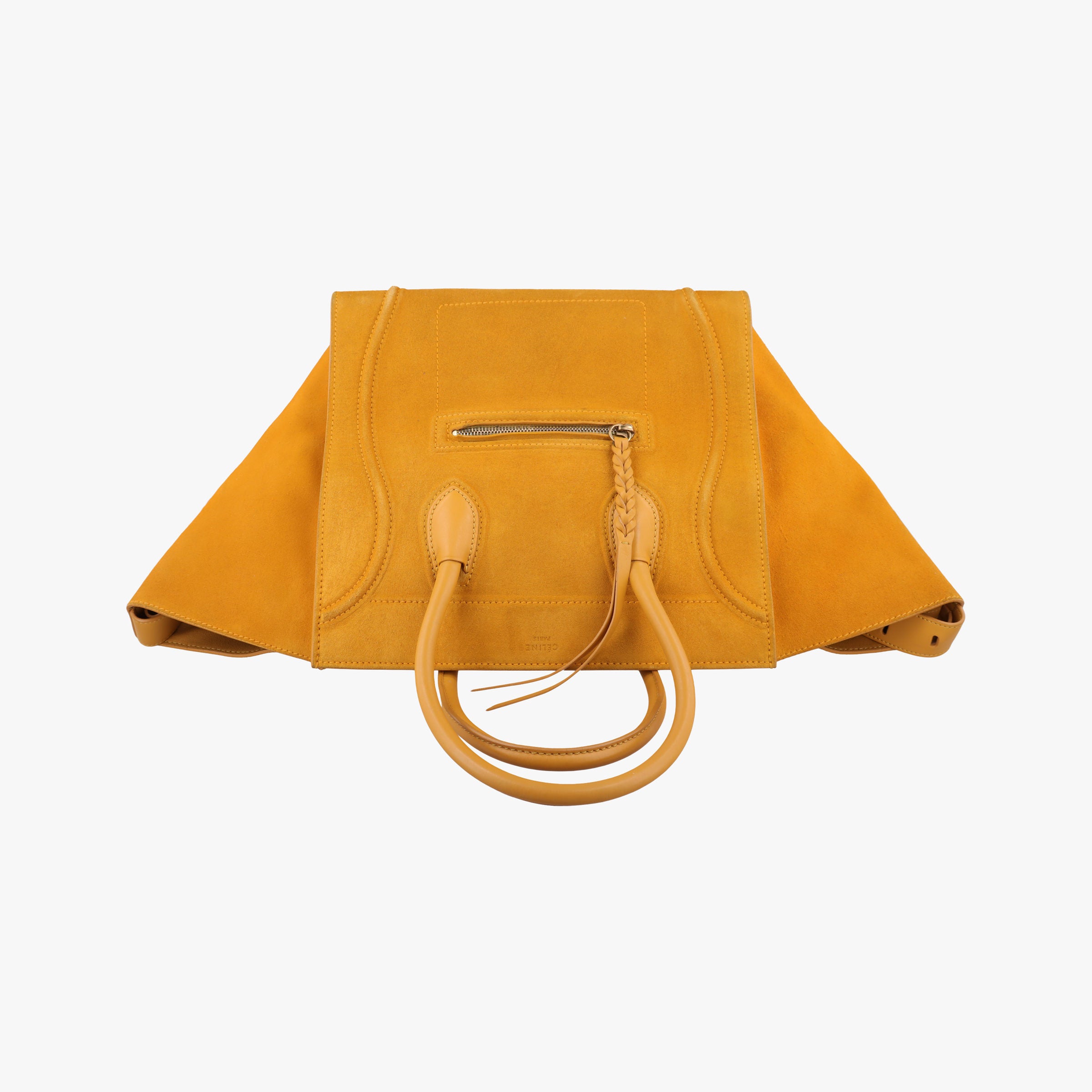 Luggage Small Square Phantom Yellow suede F-CU-0133ラゲージスモールスクエアファントム イエロー スエード F-CU-0133