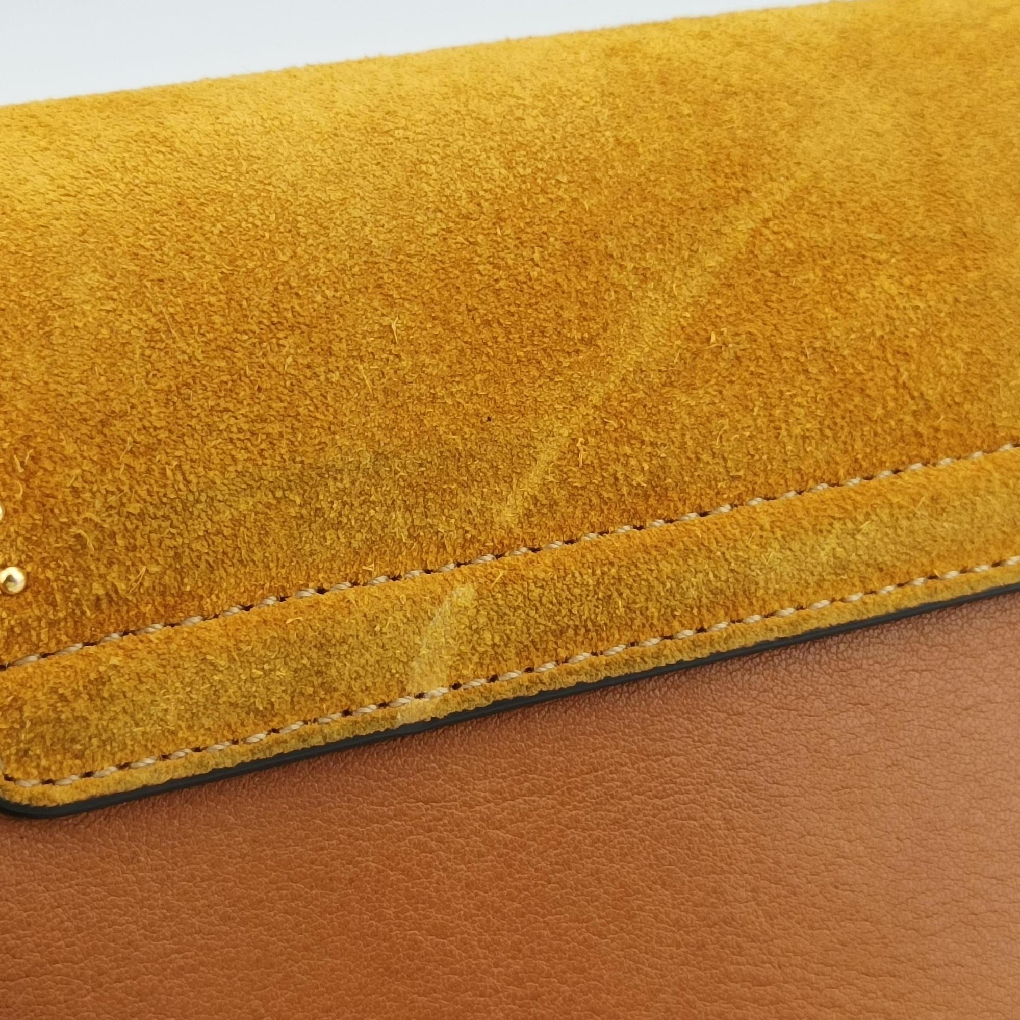 FAYE Yellow Leather × Suede 04-16-99-65フェイ イエロー レザー×スエード 04-16-99-65