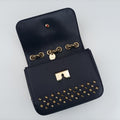 Night Tudor Spikes Small Sweet Charity Blue Leather ナイトチューダースパイクススモールスイートチャリティ ブルー レザー 