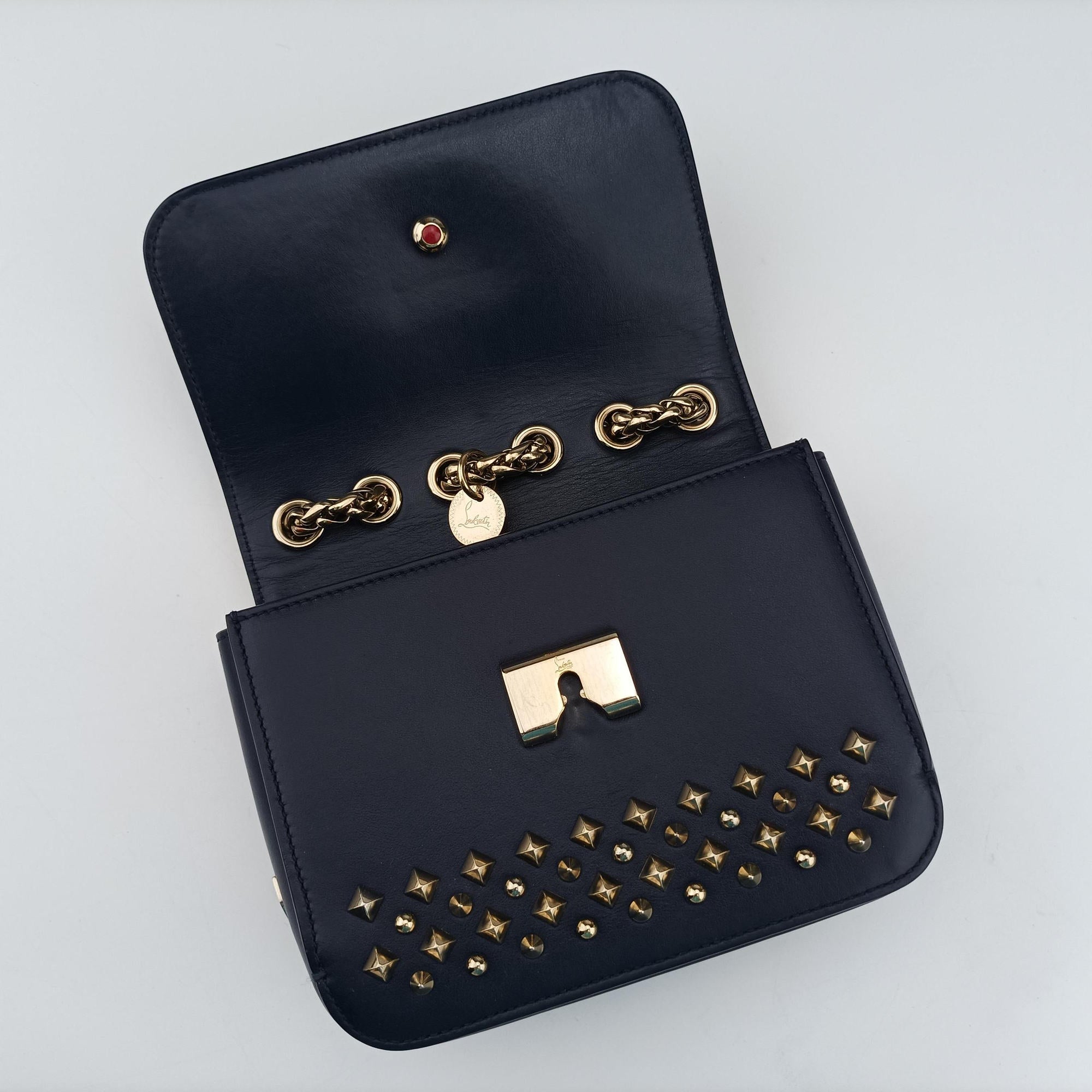 Night Tudor Spikes Small Sweet Charity Blue Leather ナイトチューダースパイクススモールスイートチャリティ ブルー レザー 