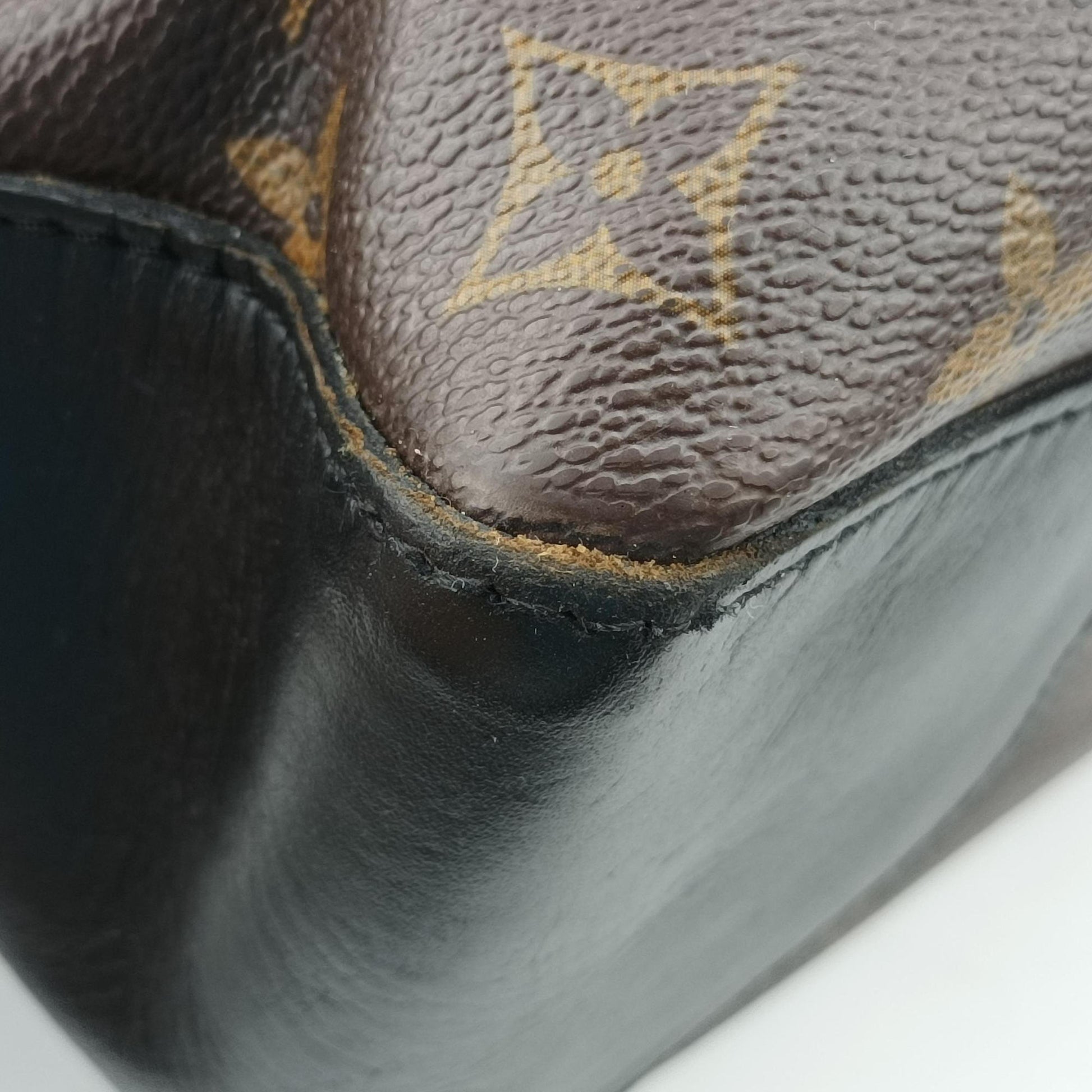TORRES brown×black Monogram Macassar×calf leather M40387 SR4180トーレス モノグラム/ブラウン×ブラック モノグラムマカサー×カーフレザー M40387 SR4180