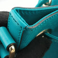 Bright Diamante Bucket Blue Leather 354229 D016461354ブライトディアマンテ バケット ブルー レザー 354229 D016461354