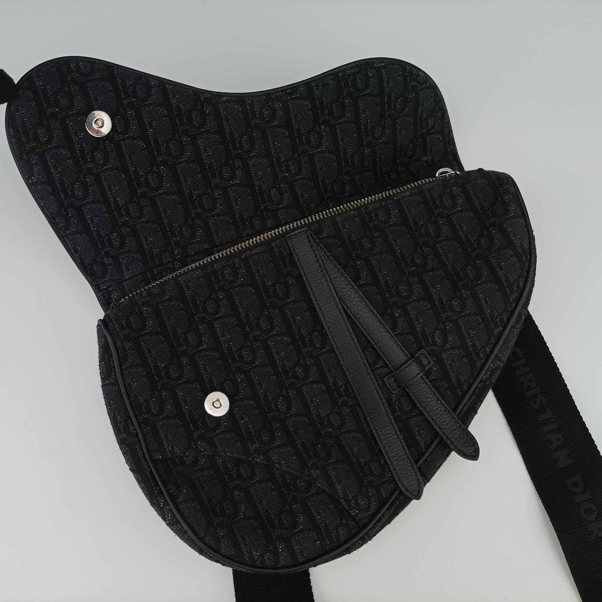 Saddle Black Jacquard×Leather 1ADPO093YKY 19-BO-0159サドル ブラック ジャガード×レザー 1ADPO093YKY 19-BO-0159