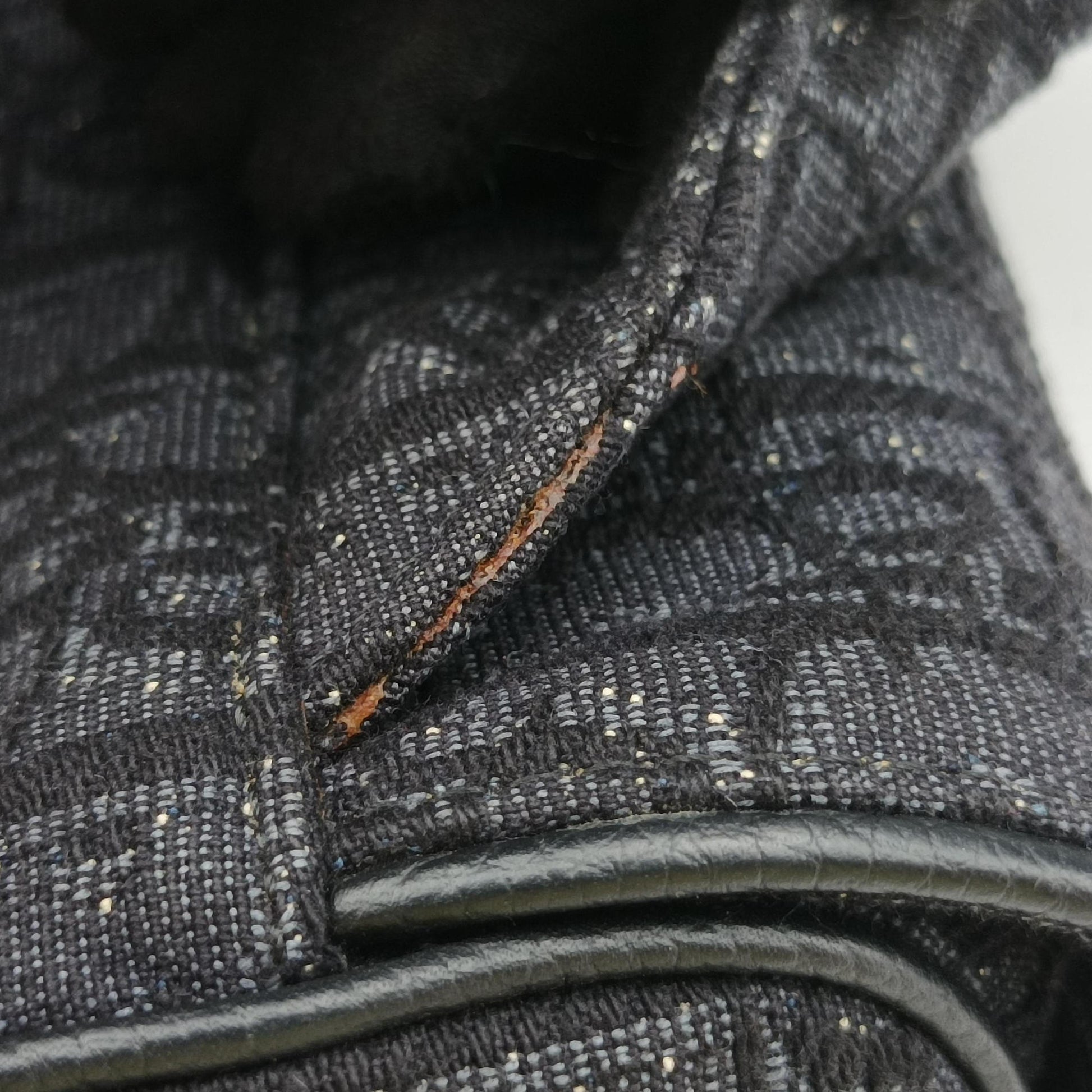 Saddle Black Jacquard×Leather 1ADPO093YKY 19-BO-0159サドル ブラック ジャガード×レザー 1ADPO093YKY 19-BO-0159