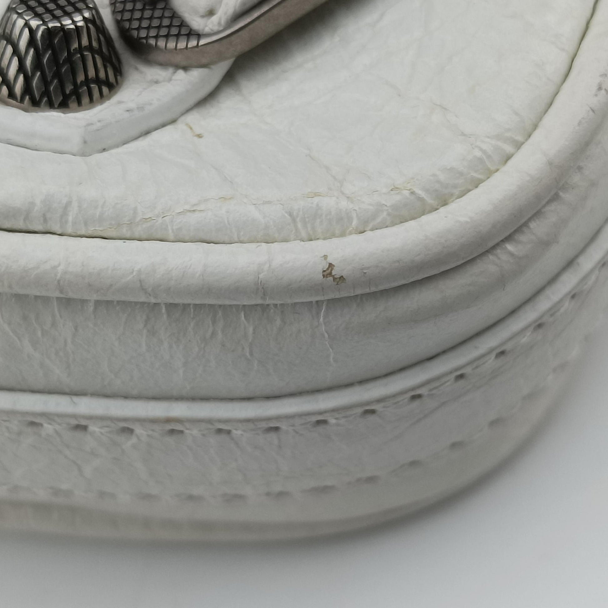 Le Cagole Heart Mini White lambskin 722781.9104.P.584046ル カゴーレ ハートミニ ホワイト ラムスキン 722781.9104.P.584046