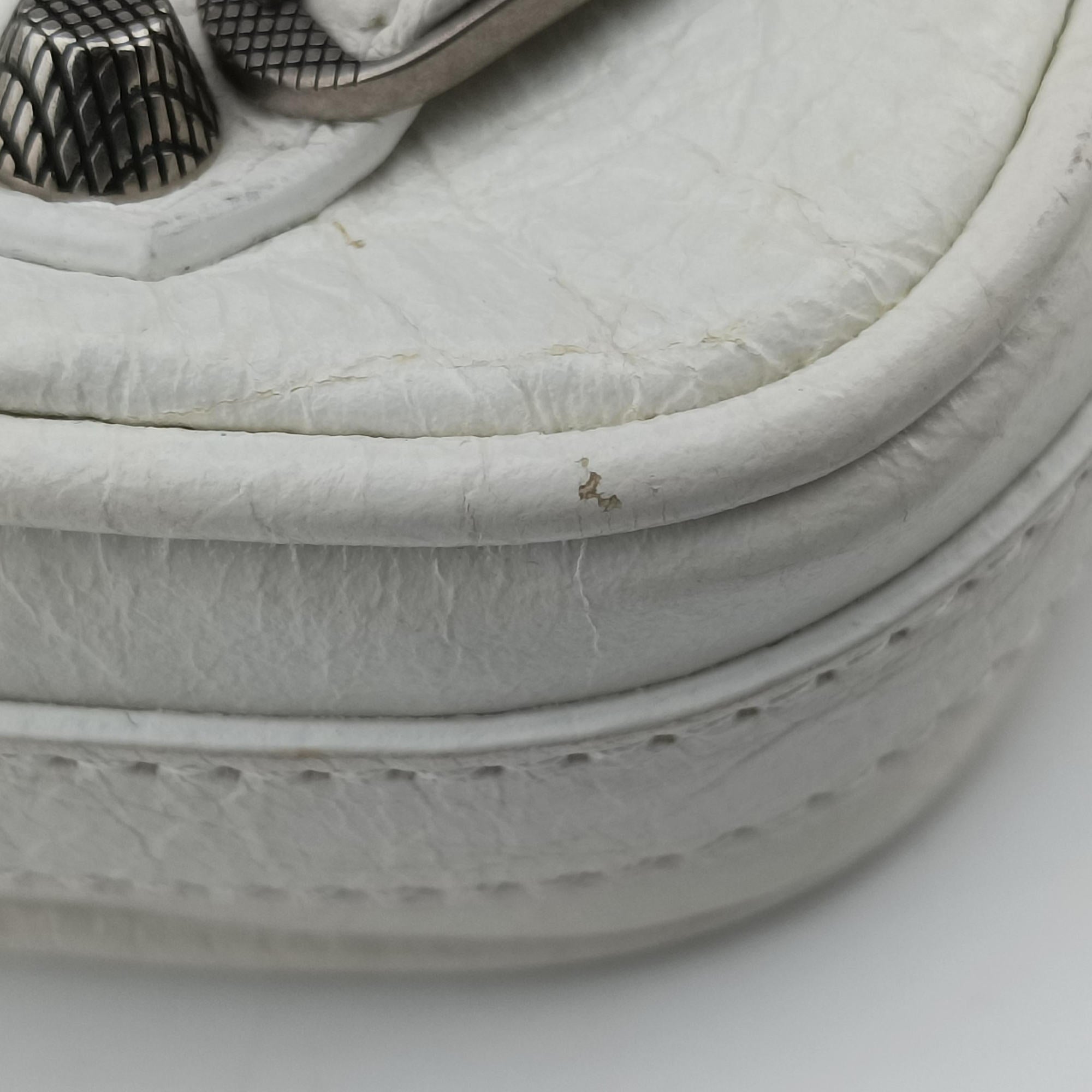 Le Cagole Heart Mini White lambskin 722781.9104.P.584046ル カゴーレ ハートミニ ホワイト ラムスキン 722781.9104.P.584046