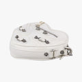 Le Cagole Heart Mini White lambskin 722781.9104.P.584046ル カゴーレ ハートミニ ホワイト ラムスキン 722781.9104.P.584046