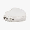 Le Cagole Heart Mini White lambskin 722781.9104.P.584046ル カゴーレ ハートミニ ホワイト ラムスキン 722781.9104.P.584046
