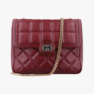 Mini Deco Burgundy Leather 740834 F040768439ミニデコ ワインレッド レザー 740834 F040768439