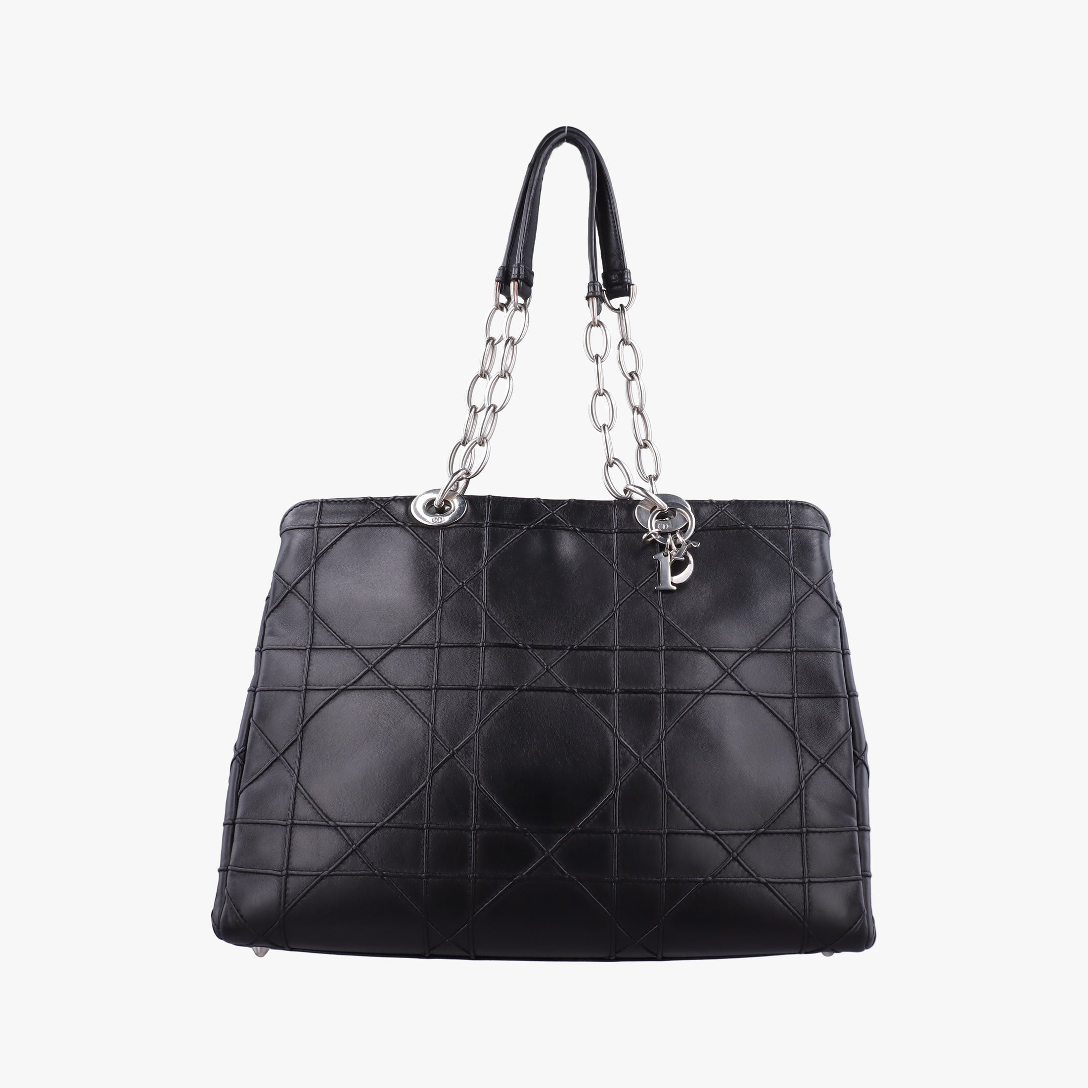 Cannage Soft Shopping Black lambskin 17-BO-0174ディオールソフト ブラック ラムスキン 17-BO-0174