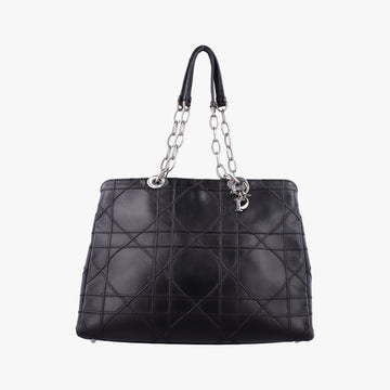 Cannage Soft Shopping Black lambskin 17-BO-0174ディオールソフト ブラック ラムスキン 17-BO-0174