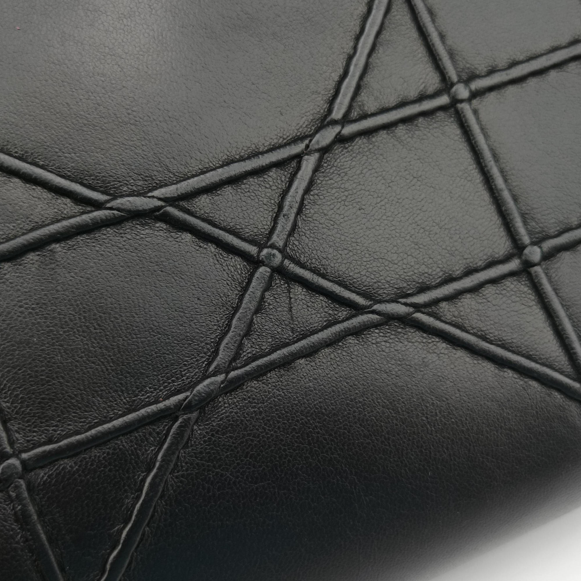 Cannage Soft Shopping Black lambskin 17-BO-0174ディオールソフト ブラック ラムスキン 17-BO-0174