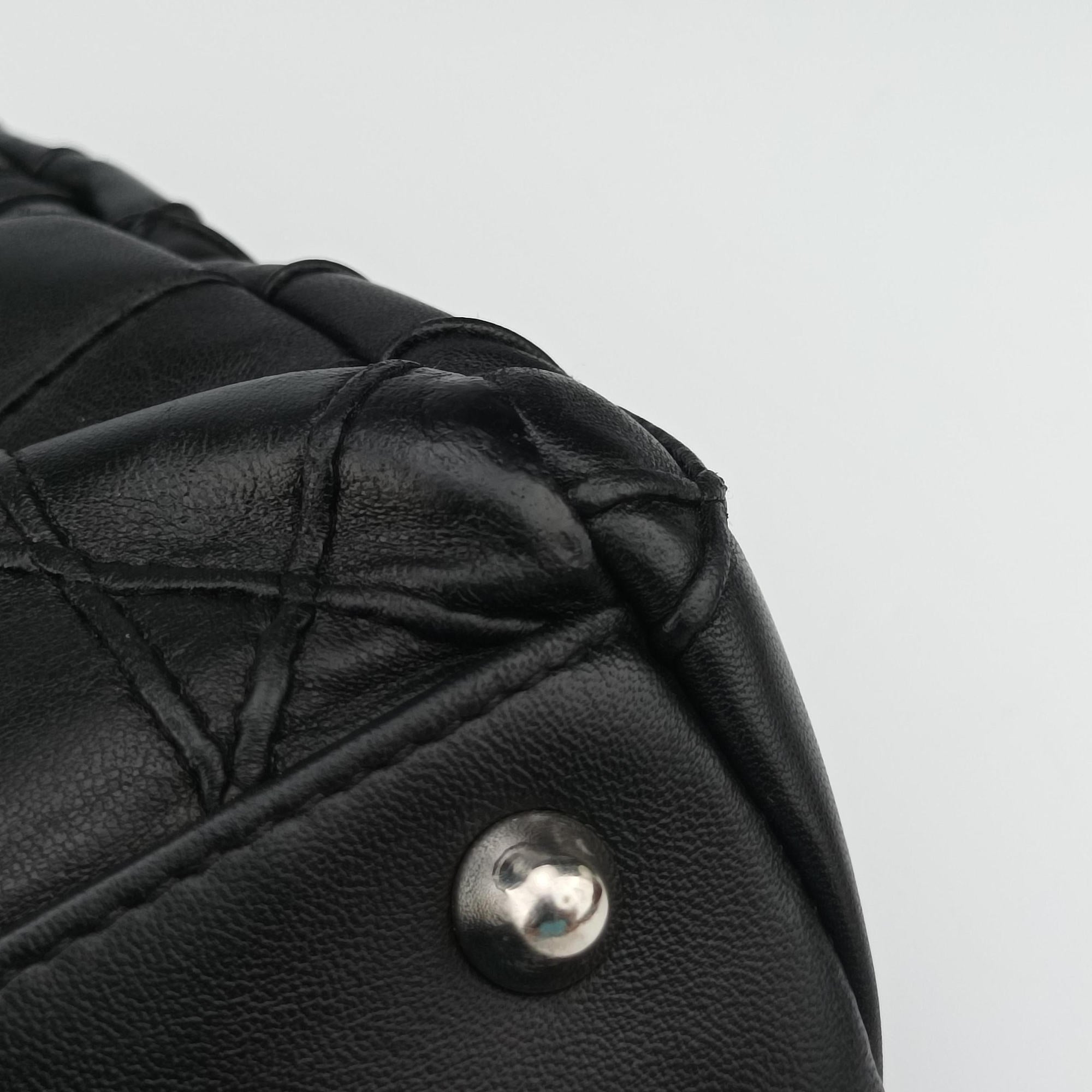 Cannage Soft Shopping Black lambskin 17-BO-0174ディオールソフト ブラック ラムスキン 17-BO-0174