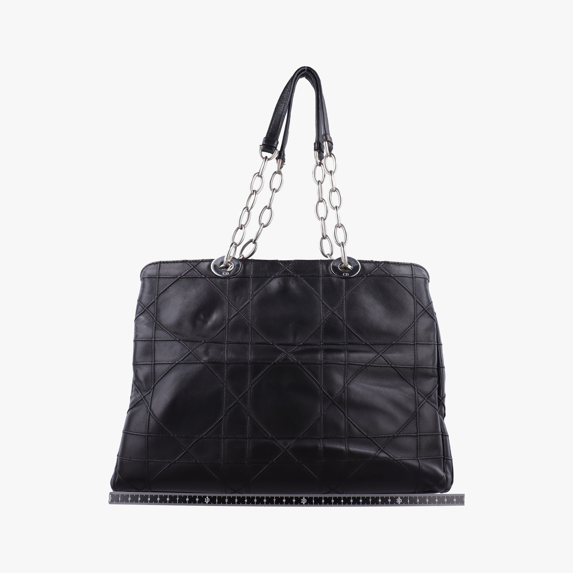 Cannage Soft Shopping Black lambskin 17-BO-0174ディオールソフト ブラック ラムスキン 17-BO-0174