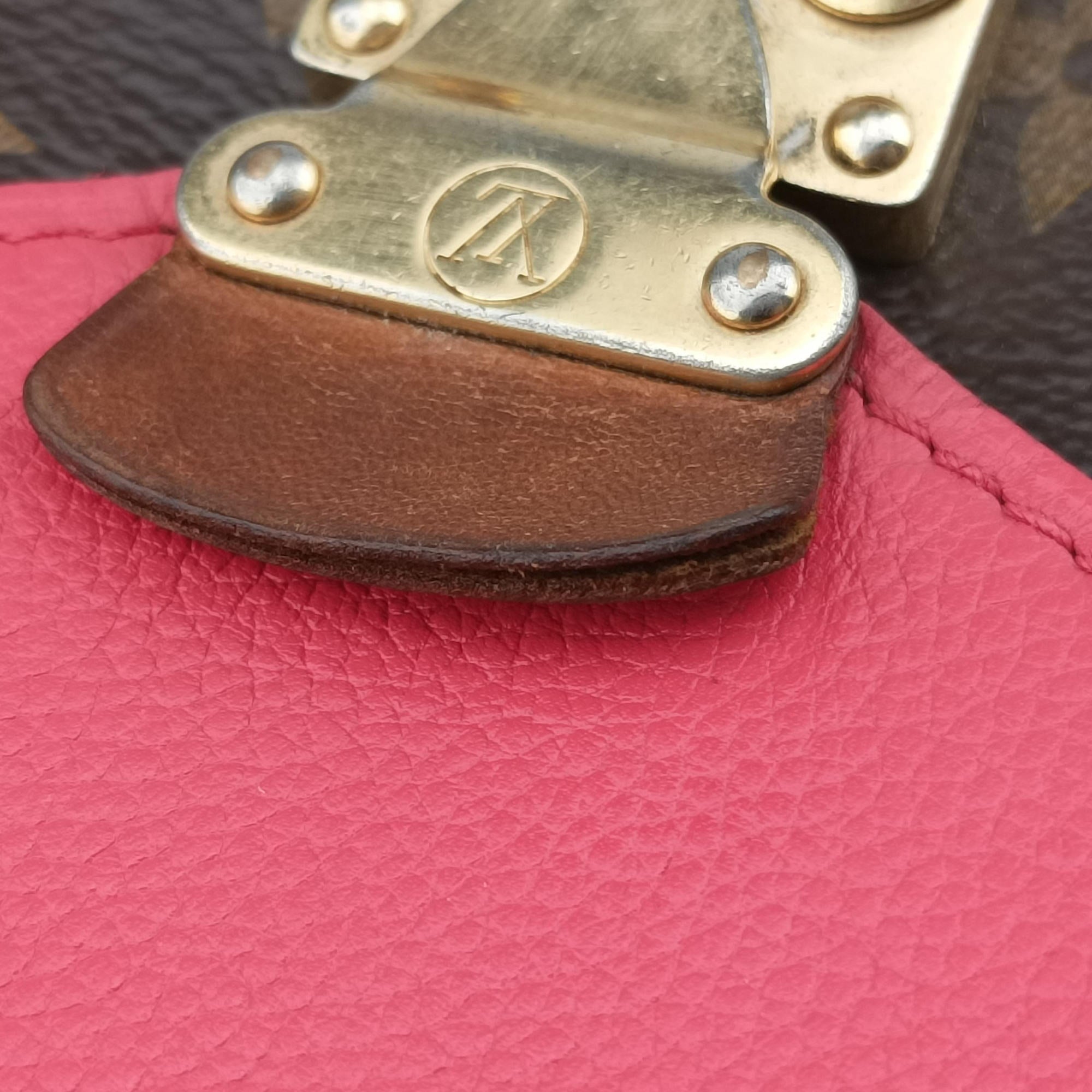 PALLAS Chain Brown×Poppy Petal Monogram Canvas×calf leather M41741 CA5124パラスチェーン モノグラム/ブラウン×ポピーペタル モノグラムキャンバス×カーフレザー M41741 CA5124