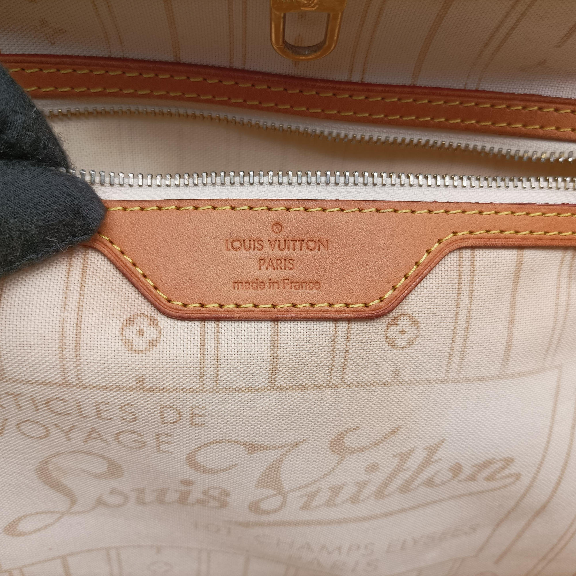 Neverfull MM Azur Damier Canvas N51107 SA3171ネヴァーフルMM アズール ダミエキャンバス N51107 SA3171