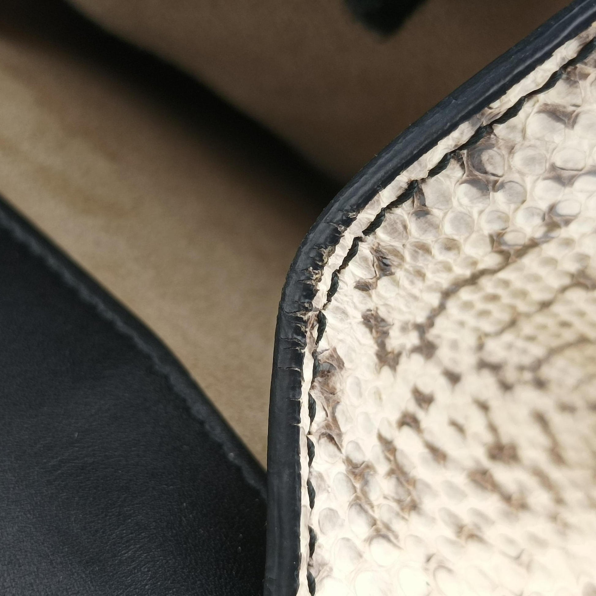 Dionysus Beige×Multicolour PVC coated canvas×snakeskin 400235 Lot number unknownディオニュソス ベージュ×マルチカラー PVCコーティングキャンバス×ヘビ革 400235 製番不明