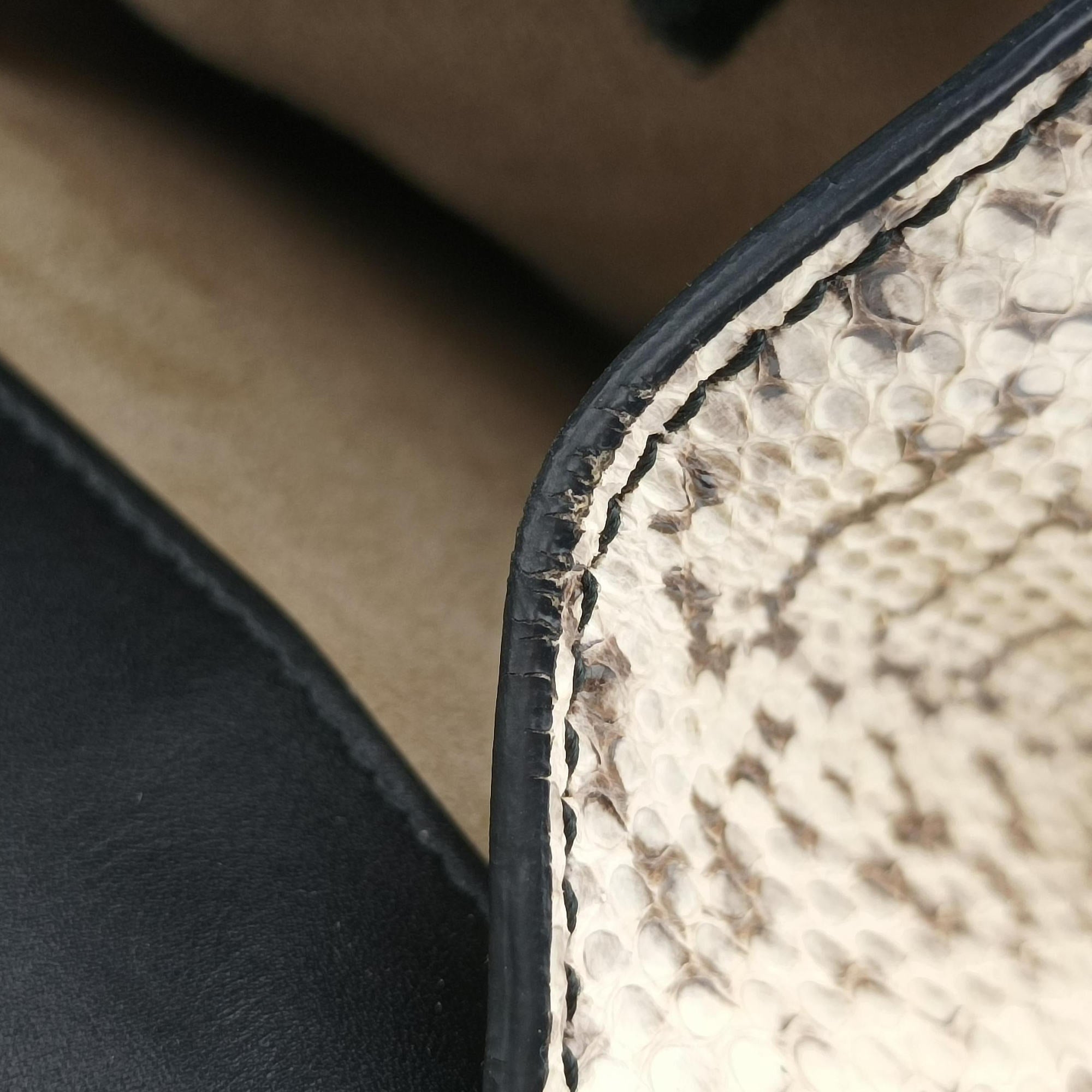 Dionysus Beige×Multicolour PVC coated canvas×snakeskin 400235 Lot number unknownディオニュソス ベージュ×マルチカラー PVCコーティングキャンバス×ヘビ革 400235 製番不明