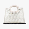 Runaway Shopper White PVC coated canvas×Leather 8BH353 8BH353-A7S0-198-0397ラナウェイ ショッパー ホワイト PVCコーティングキャンバス×レザー 8BH353 8BH353-A7S0-198-0397