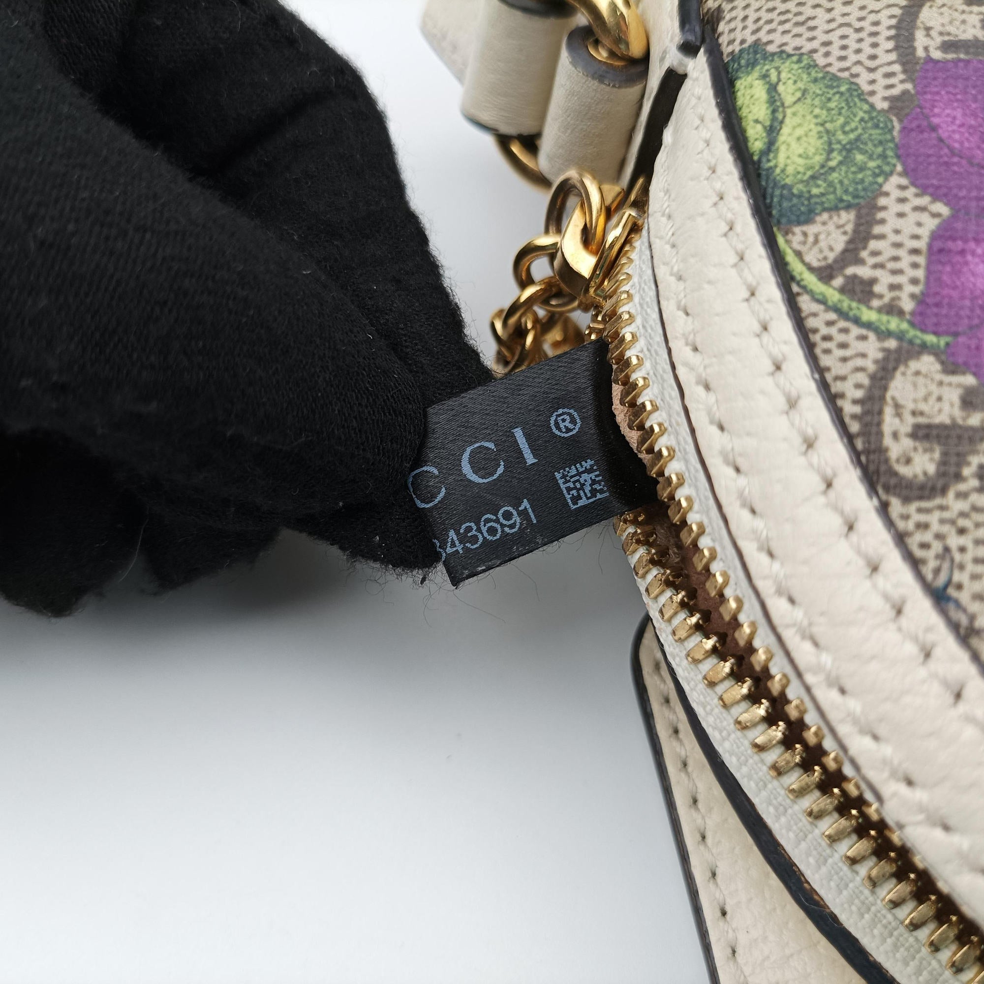 Ophidia beige×multi PVC coated canvas×Leather 499621 D030343691オフィディア ベージュ×マルチ PVCコーティングキャンバス×レザー 499621 D030343691
